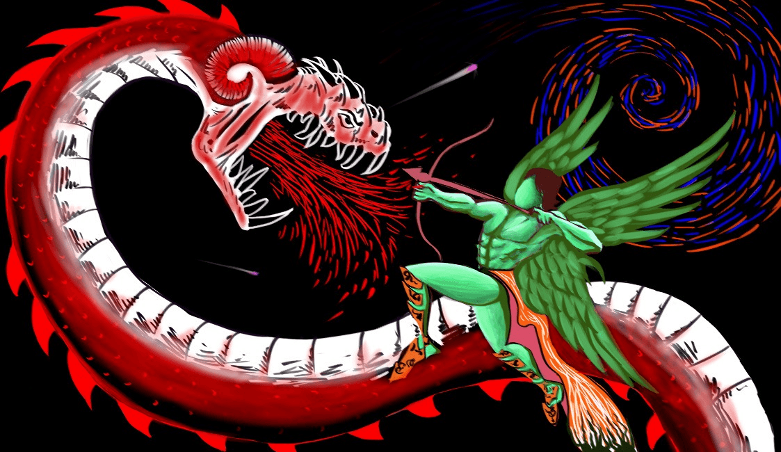 Sunglasses on yellow background