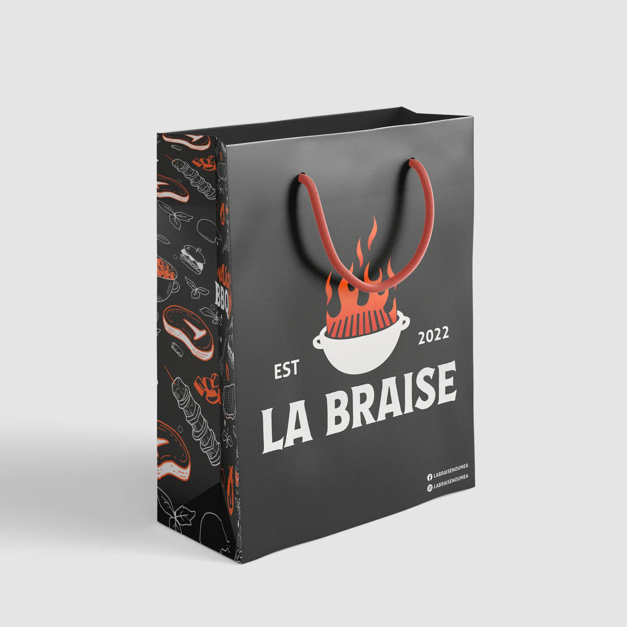 Mockups Packaging - Branding La Braise