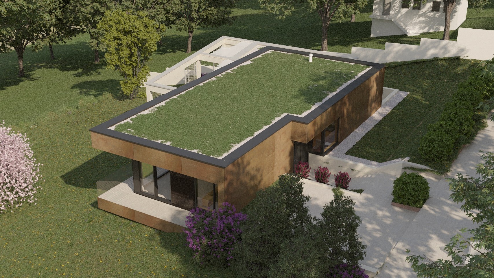 minimalista villaépület