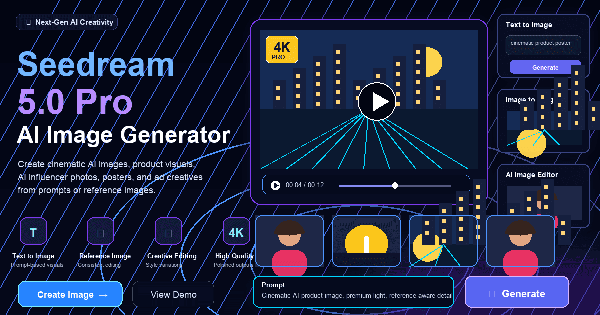 Seedream 5.0 Pro AI Image Generator