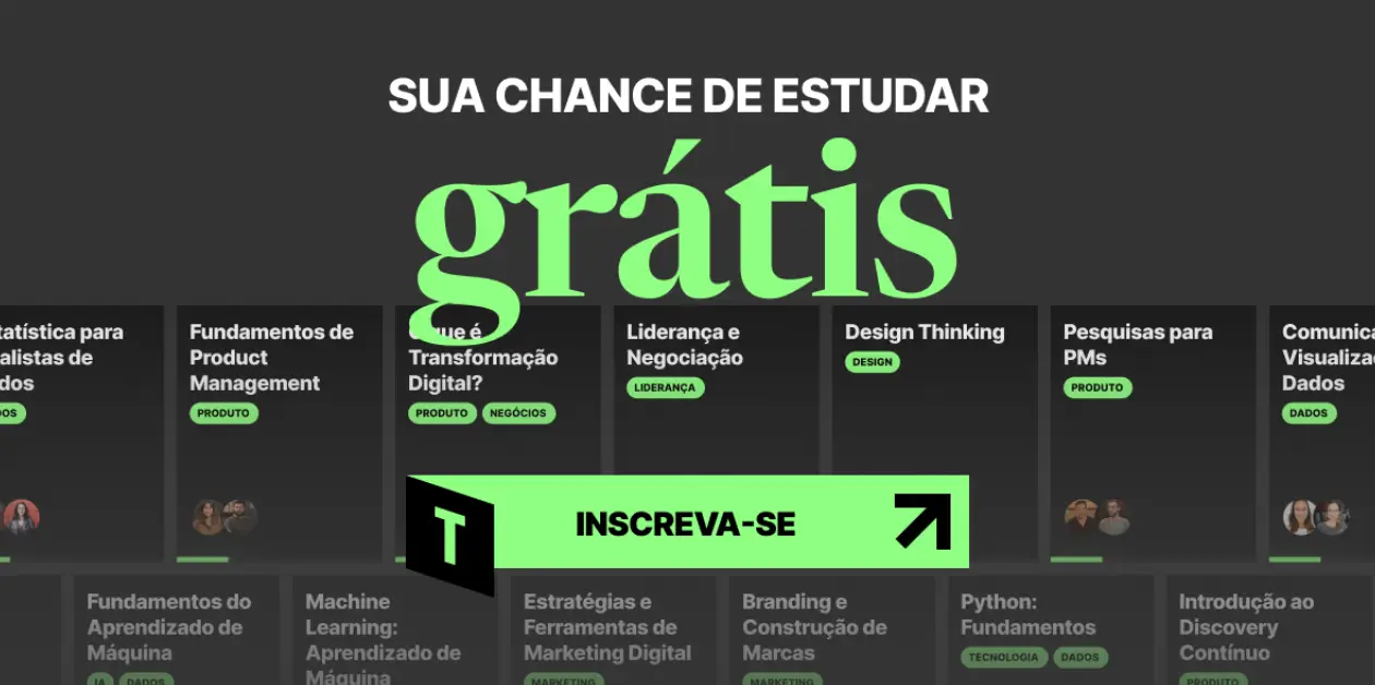 Sua chance de estudar grátis