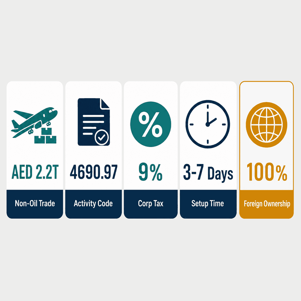 Infographic: Start a General Trading Business in Dubai