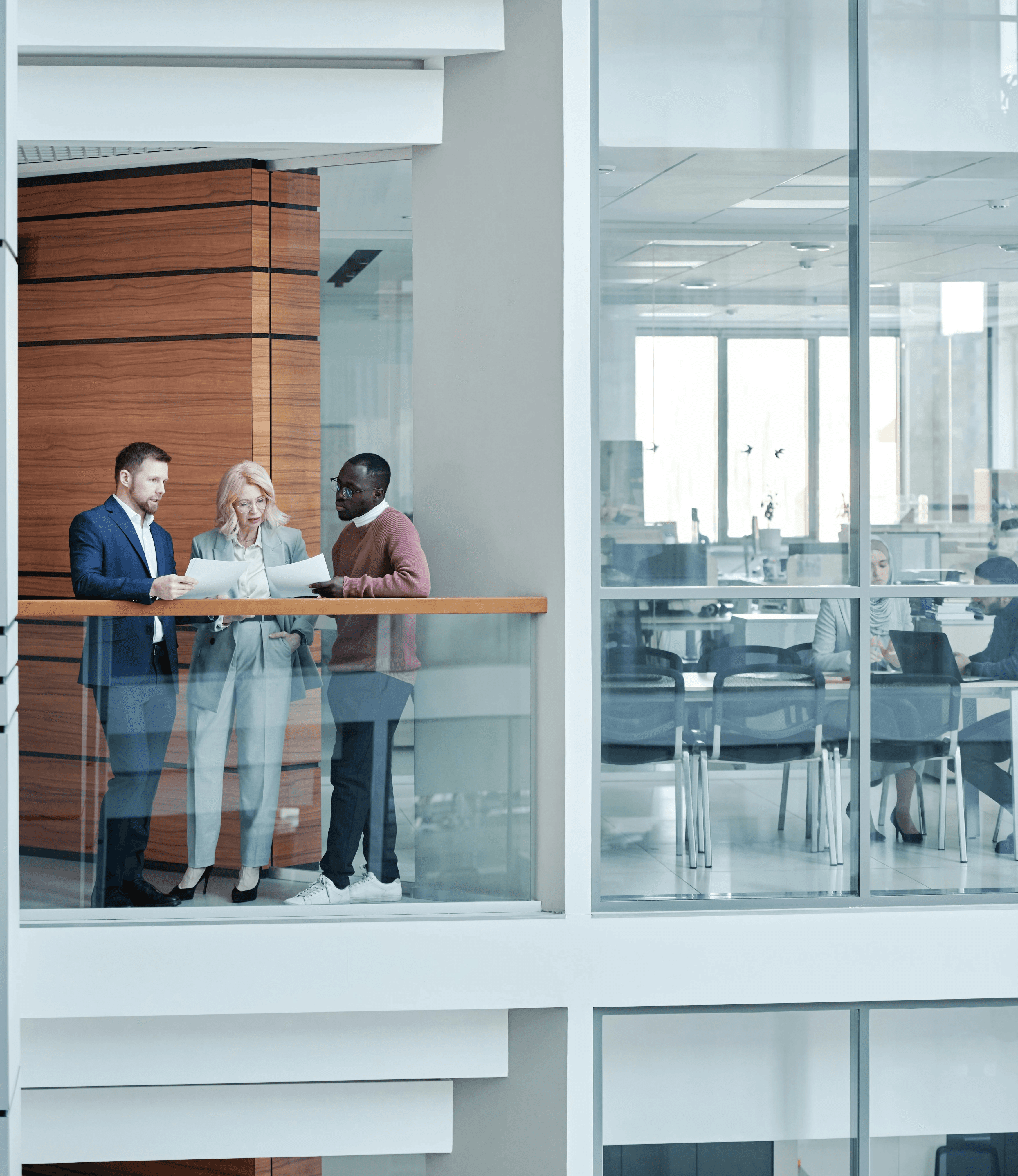 people sitting on chair inside building