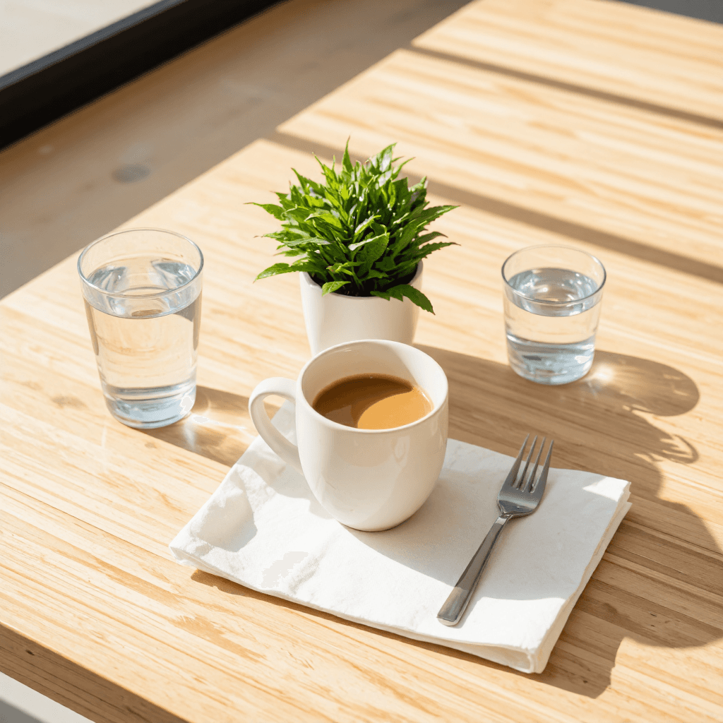product photography of mug