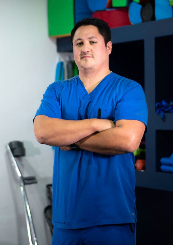 Ricardo Samaniego, fisioterapeuta.