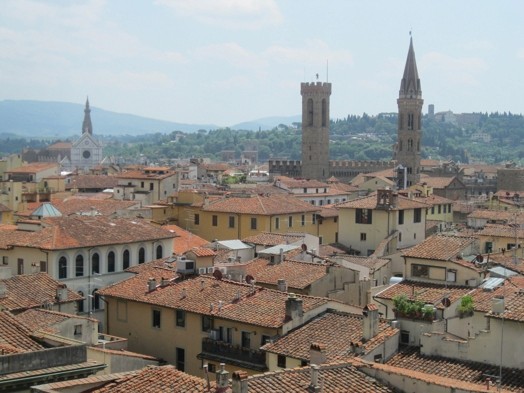 buildings from top view