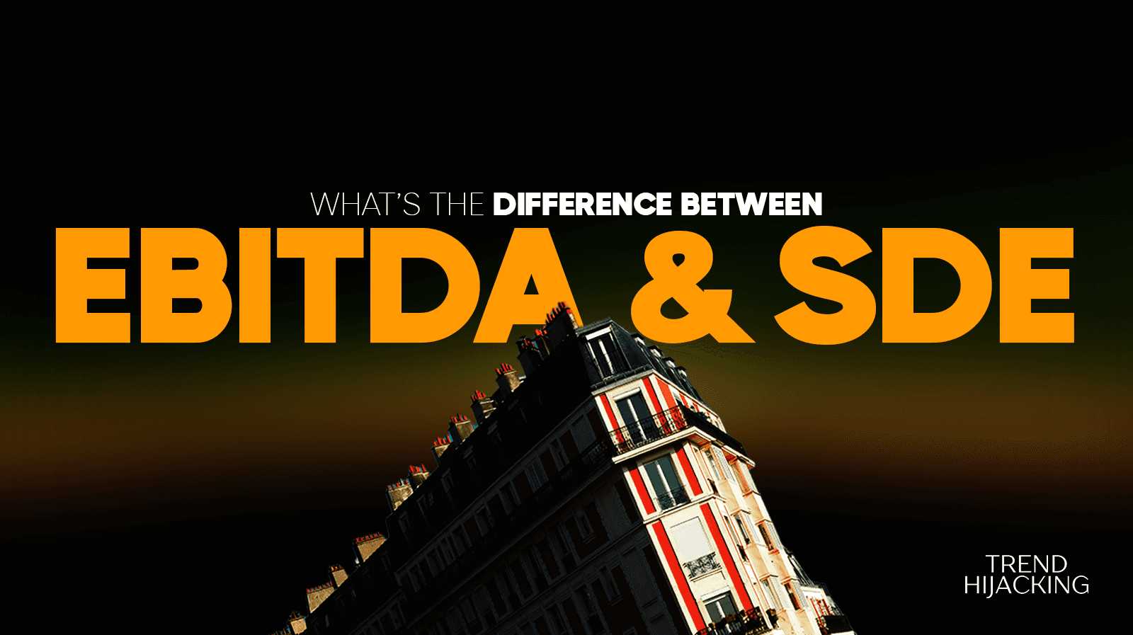 SDE vs EBITDA