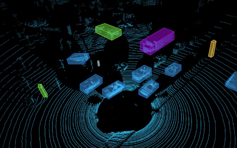 Crowdworks의 3D LiDAR 기반 데이터 라벨링 예시 이미지2