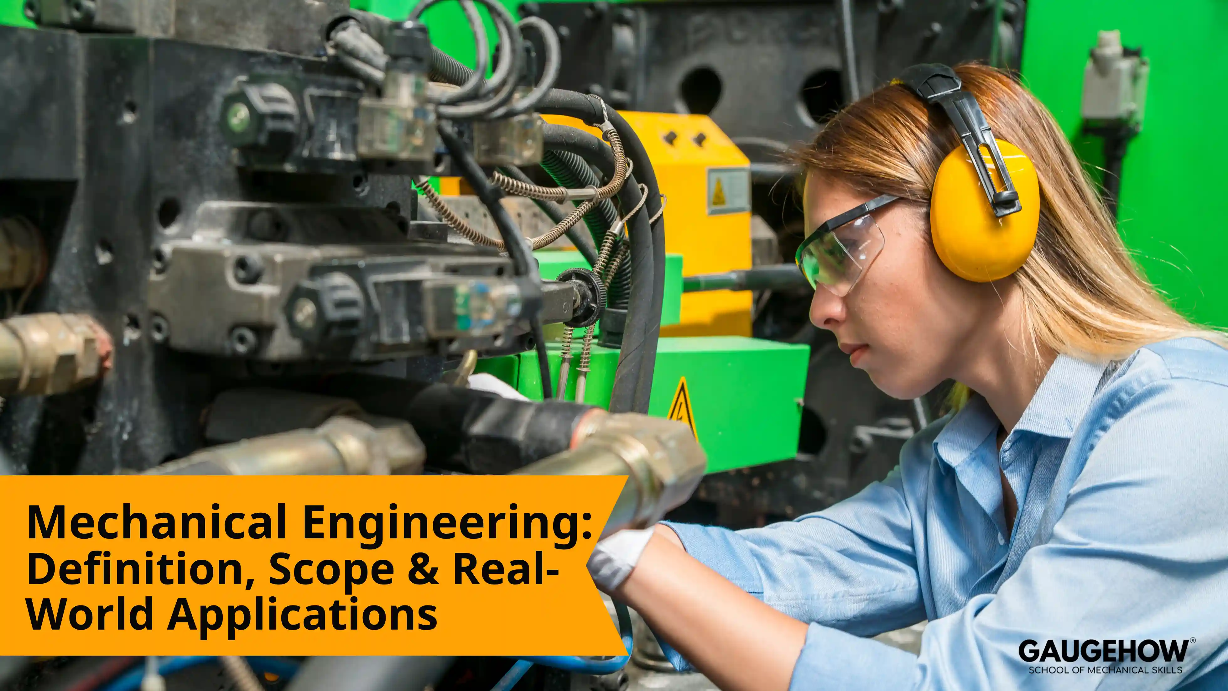 Mechanical engineer at machine