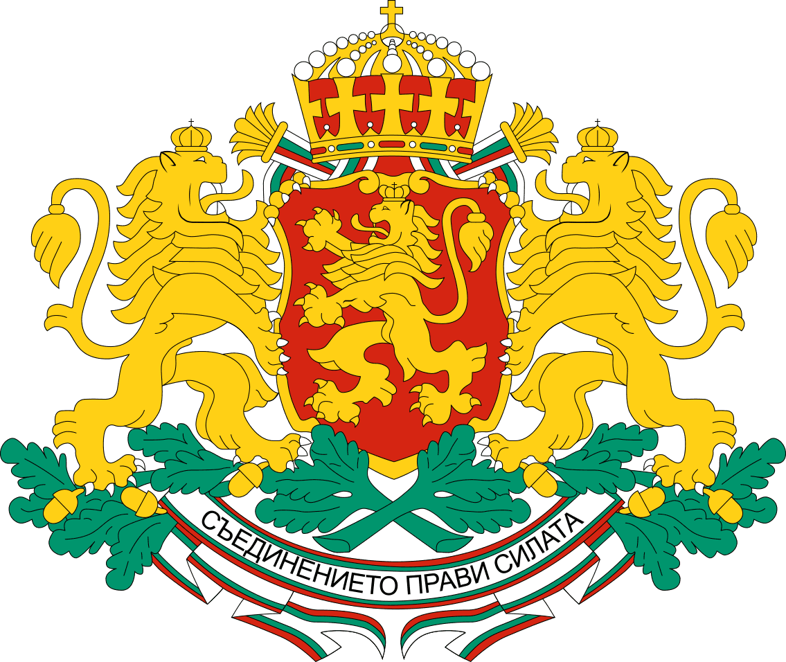 The official crest of Bulgaria 