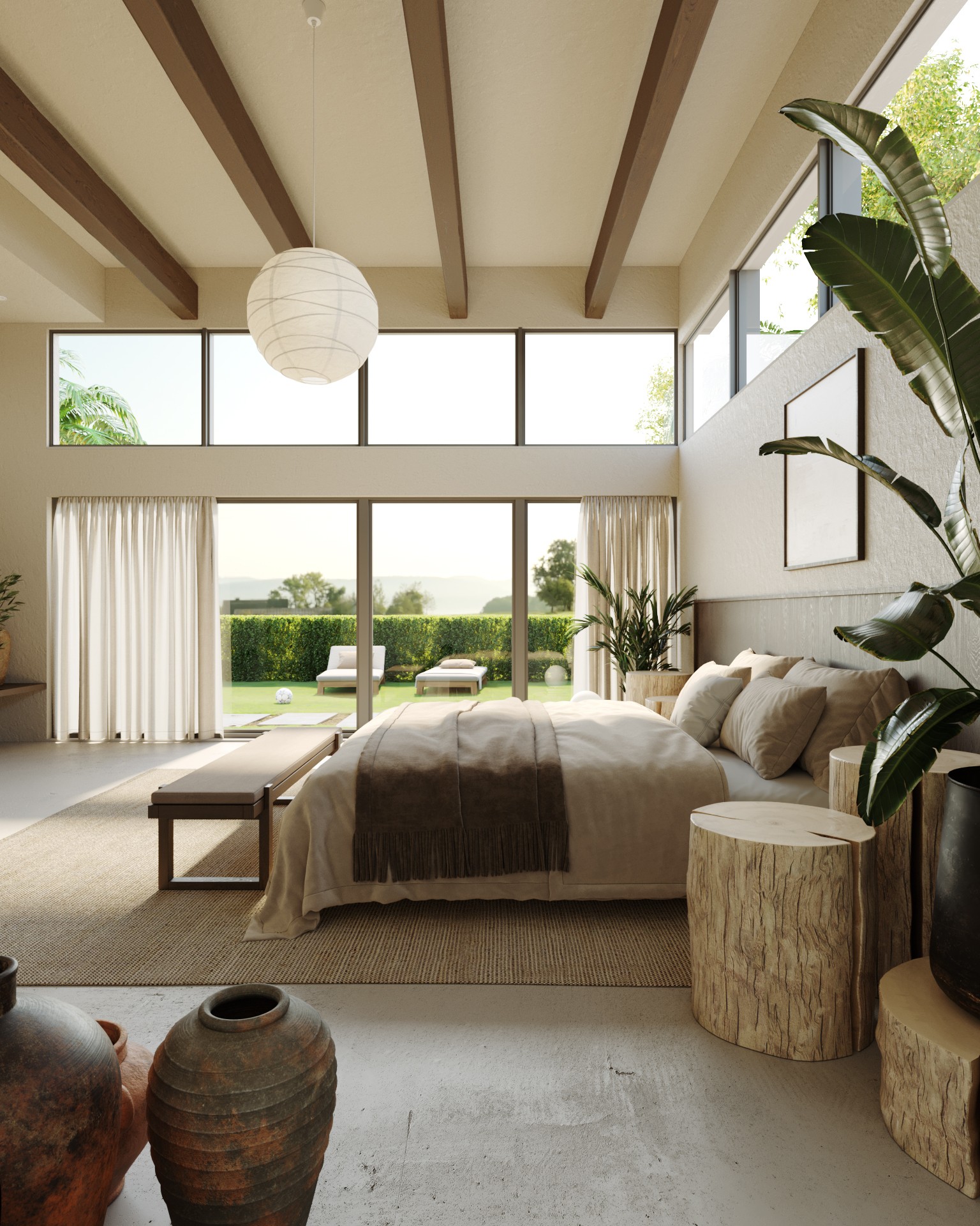 bohemian bedroom design