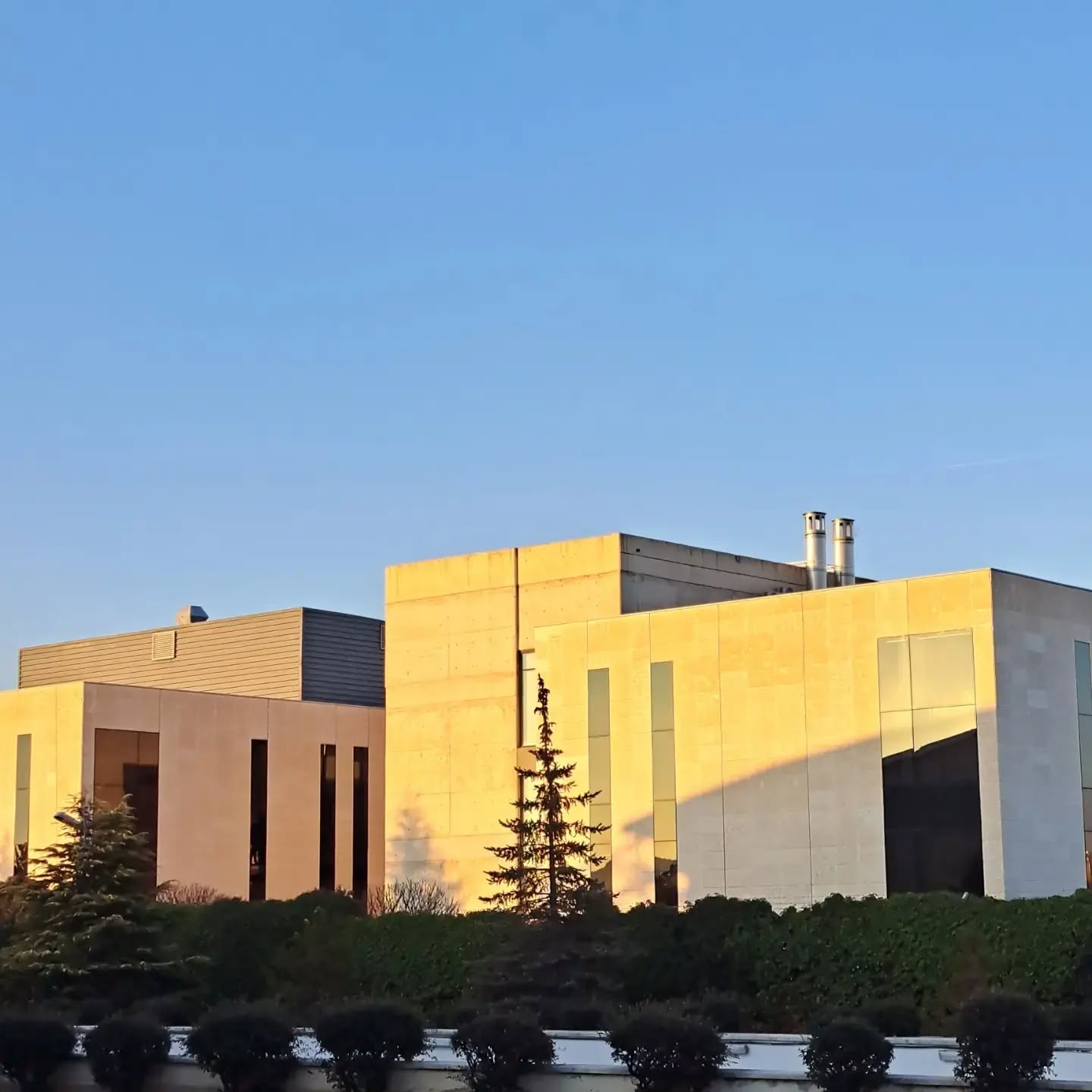 a person standing in front of a building