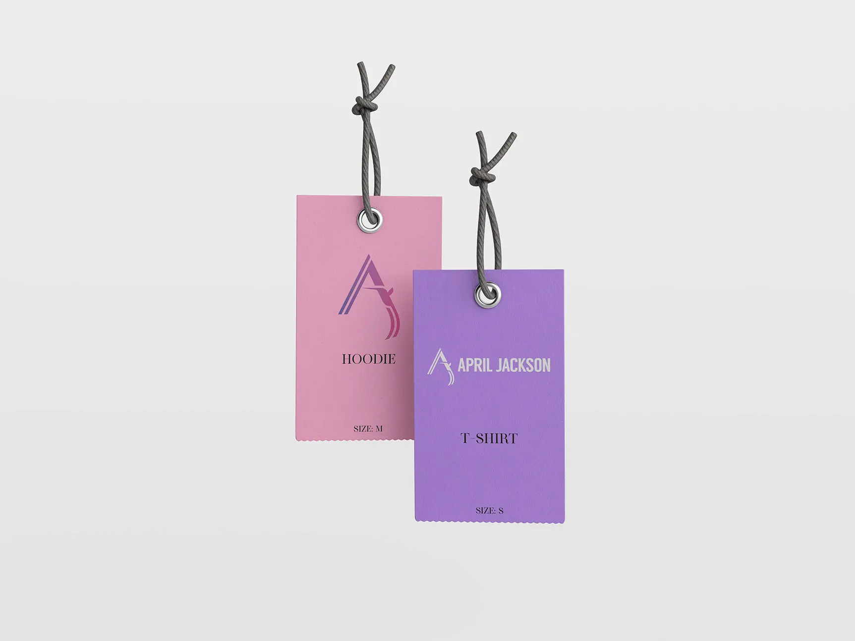April Jackson Clothing Tags Mockups | HotSauce Design Works™️