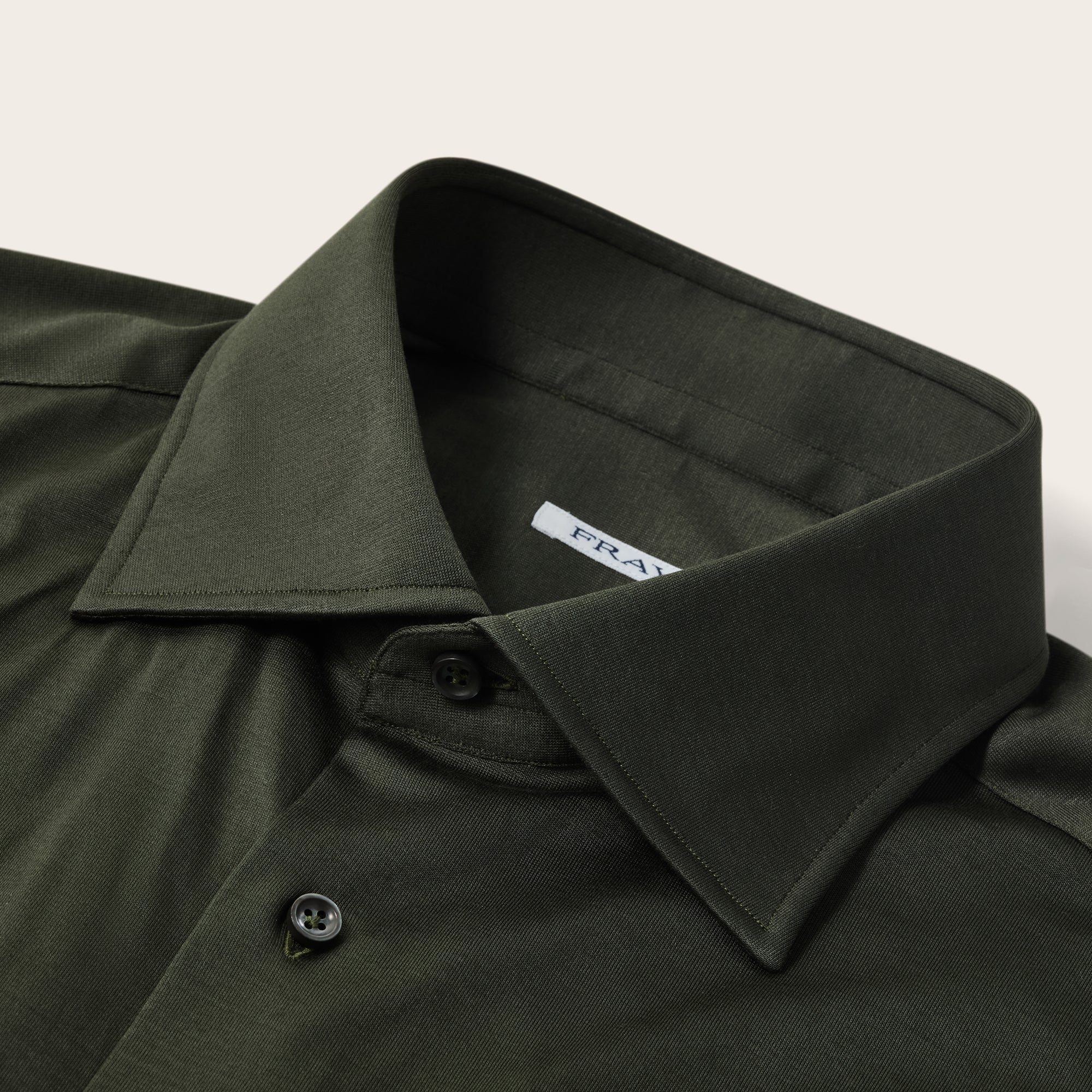 Fray Gabriel Cotton Satin Shirt - Mandelli UK