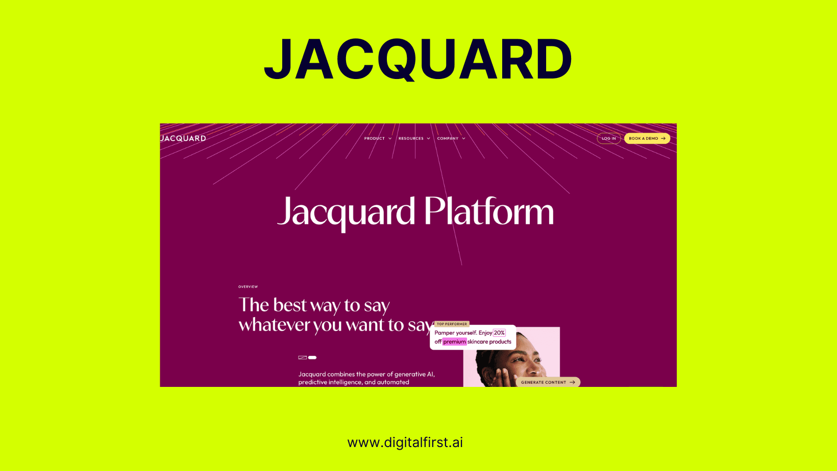 Jacquard - AI Advertising Tool.
