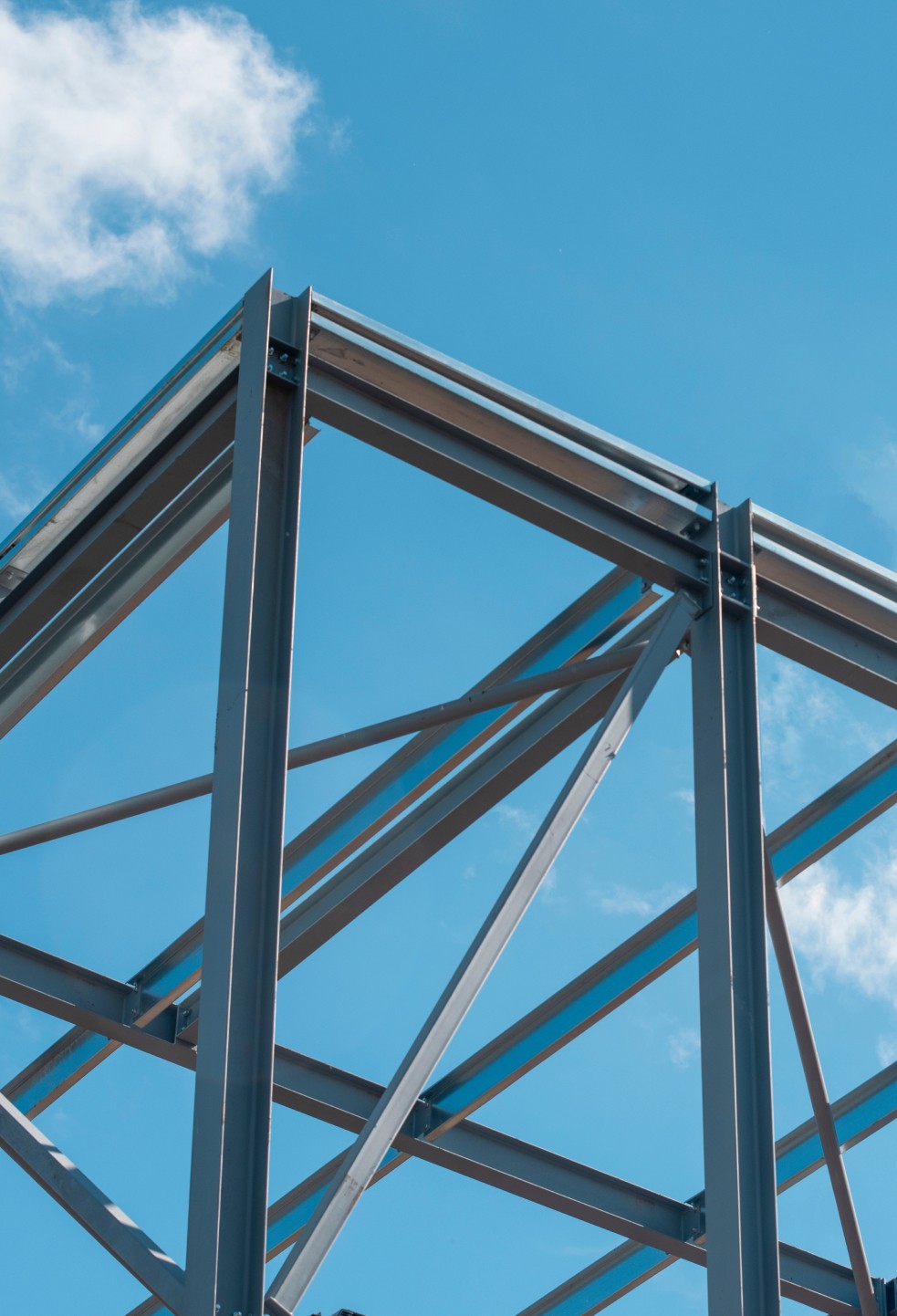 Structural steel for steel fabrication process in tha UAE, by Automech Group