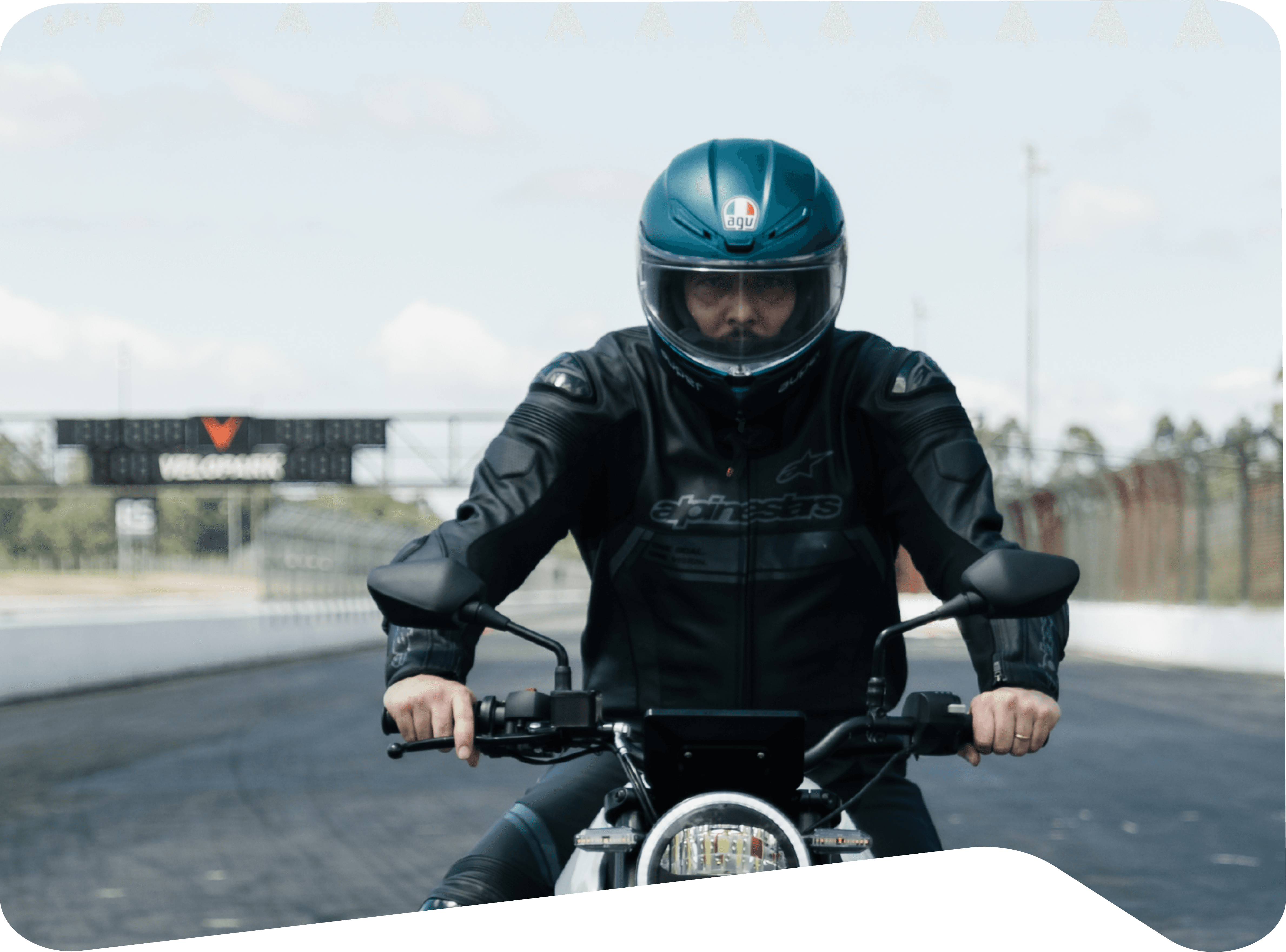 Man RIding a bike