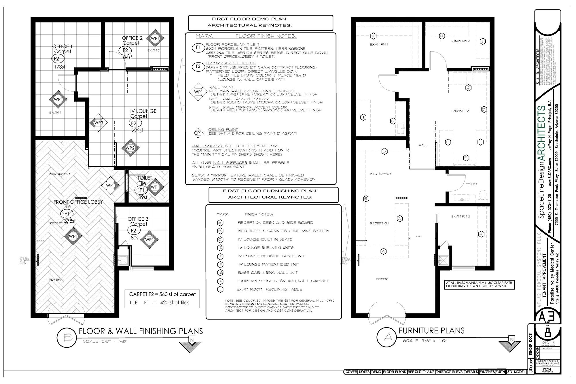 Floor plan by SpaceLineDesign SLD Architects showcasing a contemporary office layout.