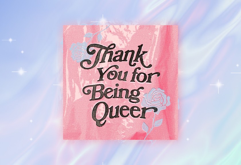 Clean and romantic baby shower invite with floral border illustrations and muted “You’re Invited” text in a frosted finish.