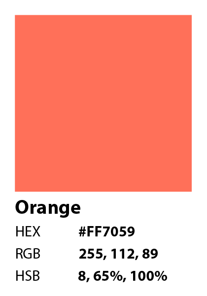 The Hub. Brand design project color.