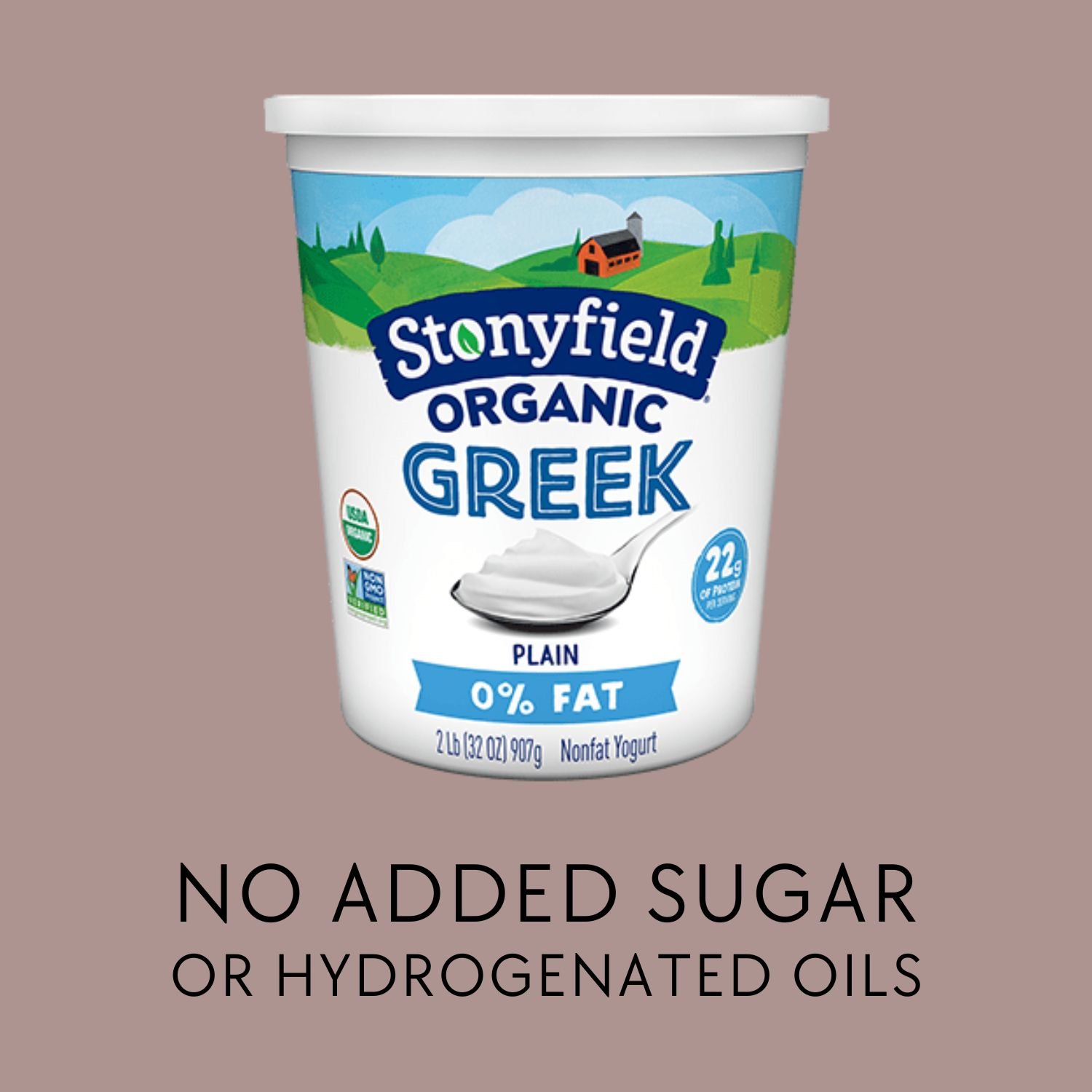 Stonyfield - Greek yogurt - Bedtime Snack  - Malama Health.