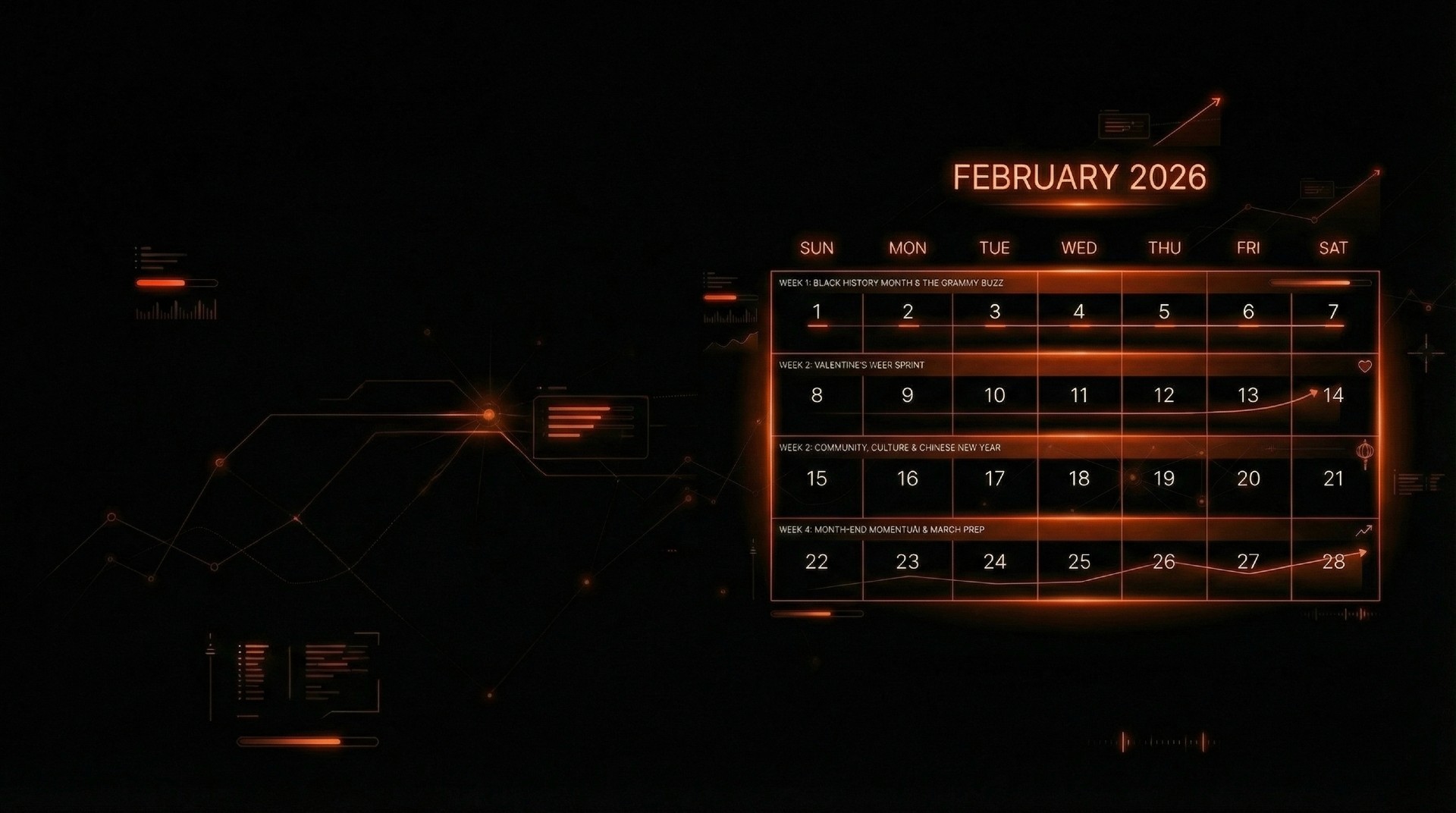 February 2026 Social Media Content Calendar