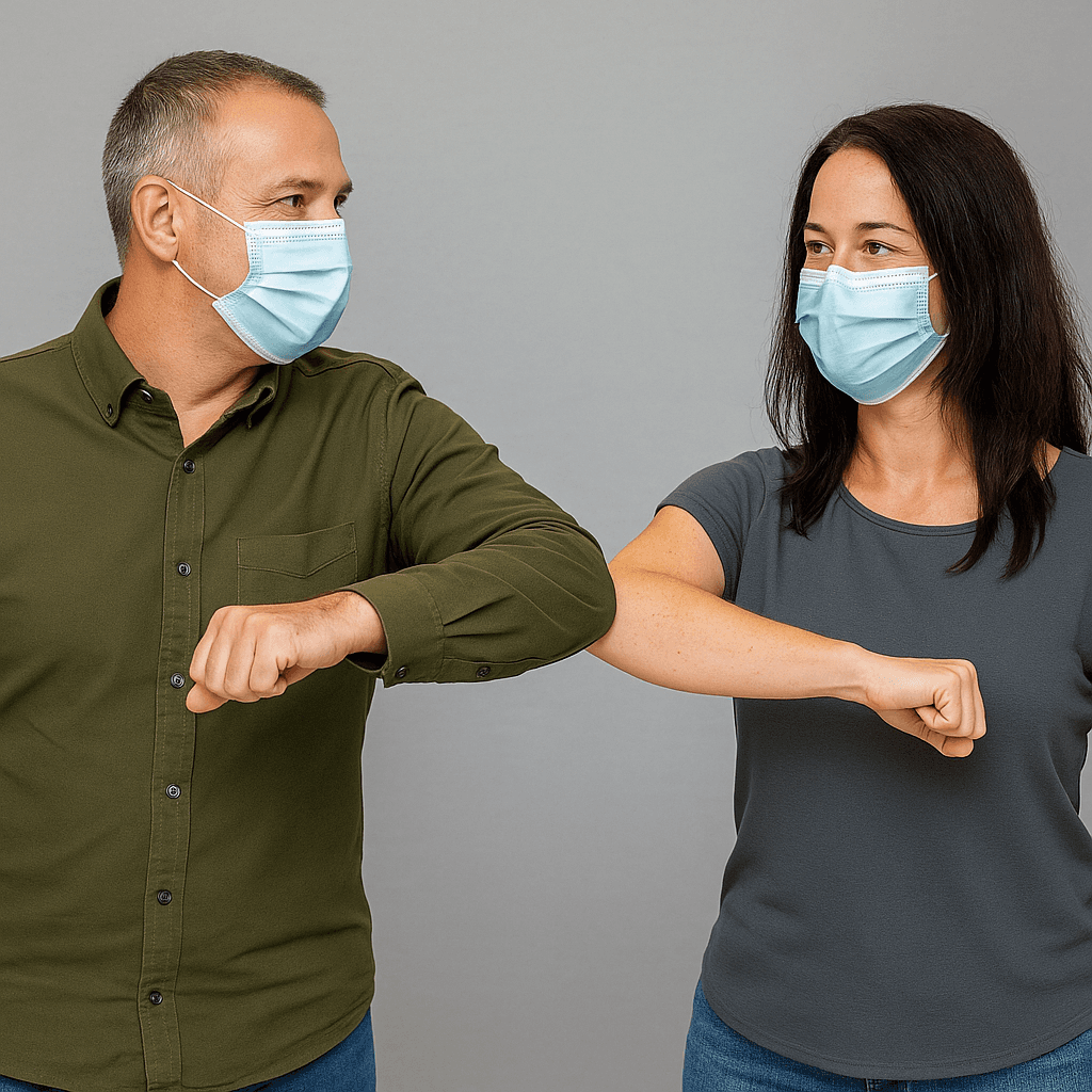 Athlete winning a race