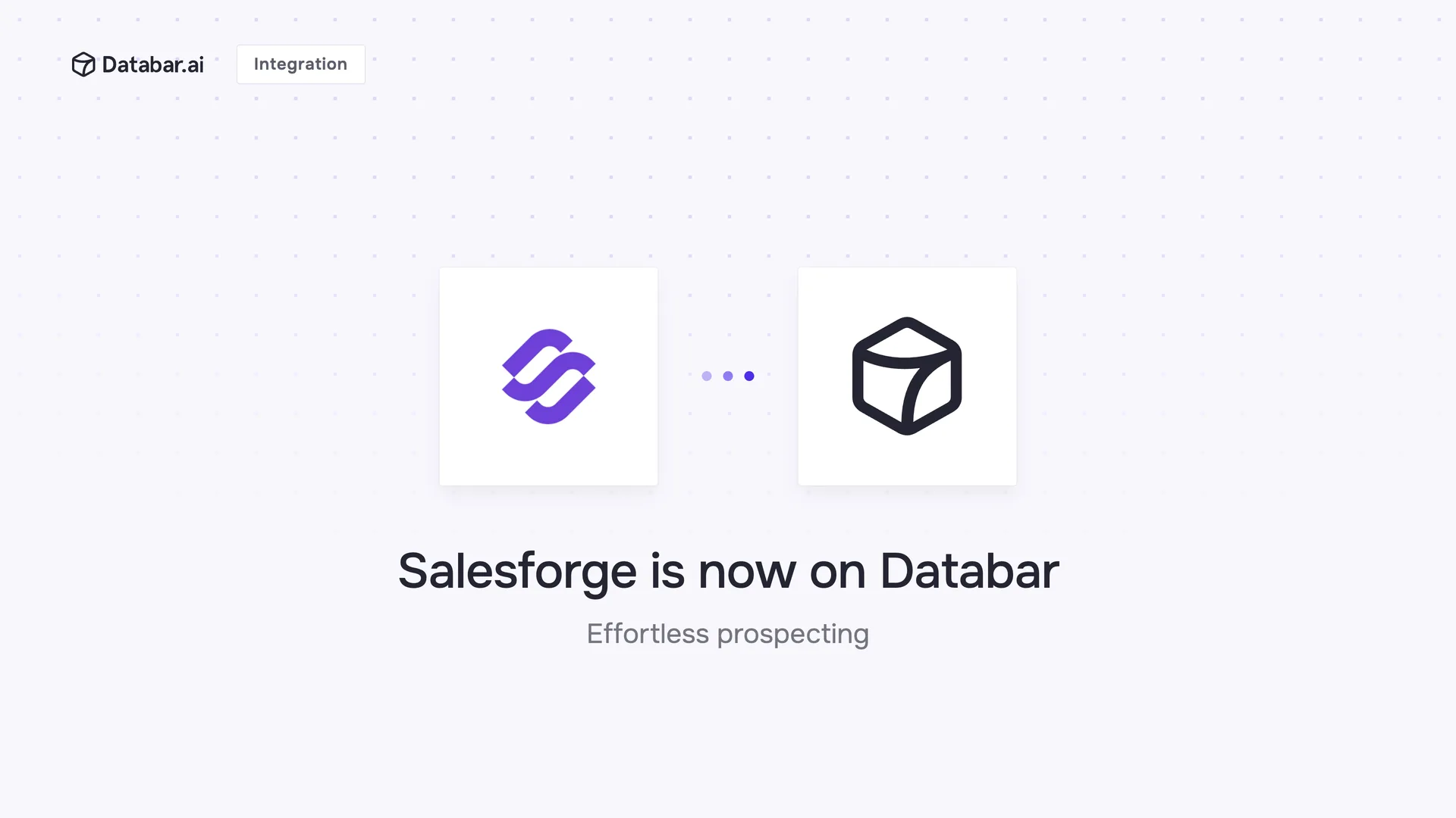 Salesforge is now on Databar — integration announcement