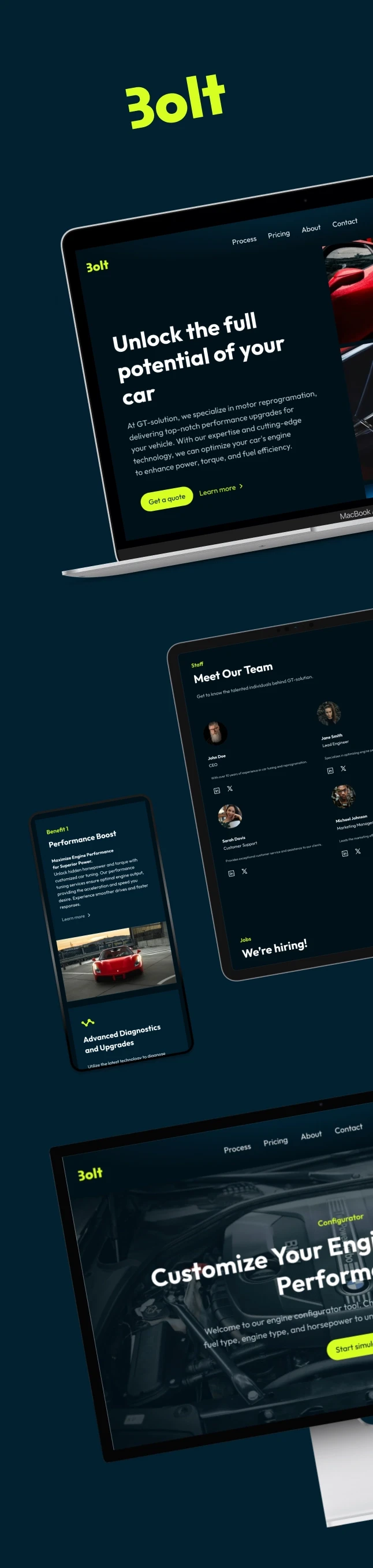 Bolt Template Portfolio