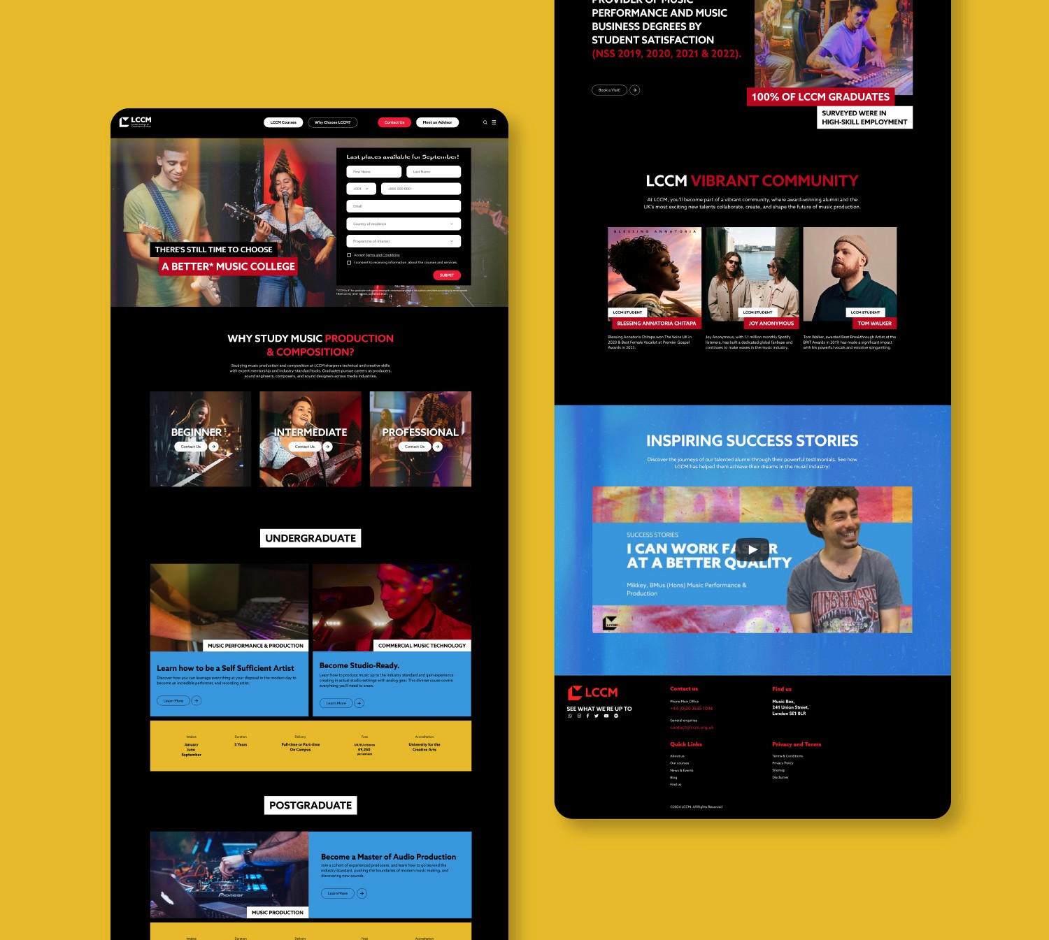 Landing Pages LCCM - GUS Global