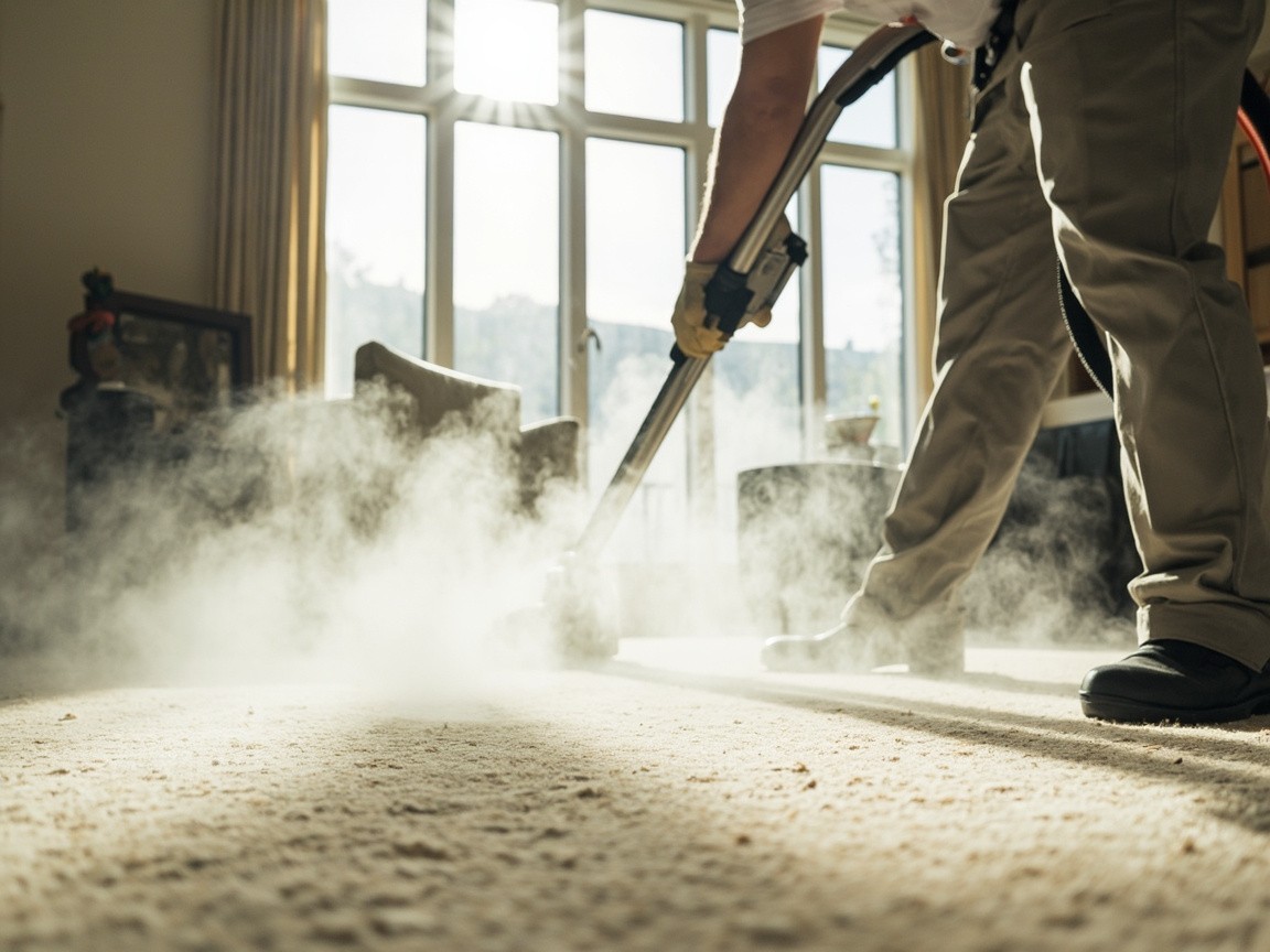 two brown wooden bar stools