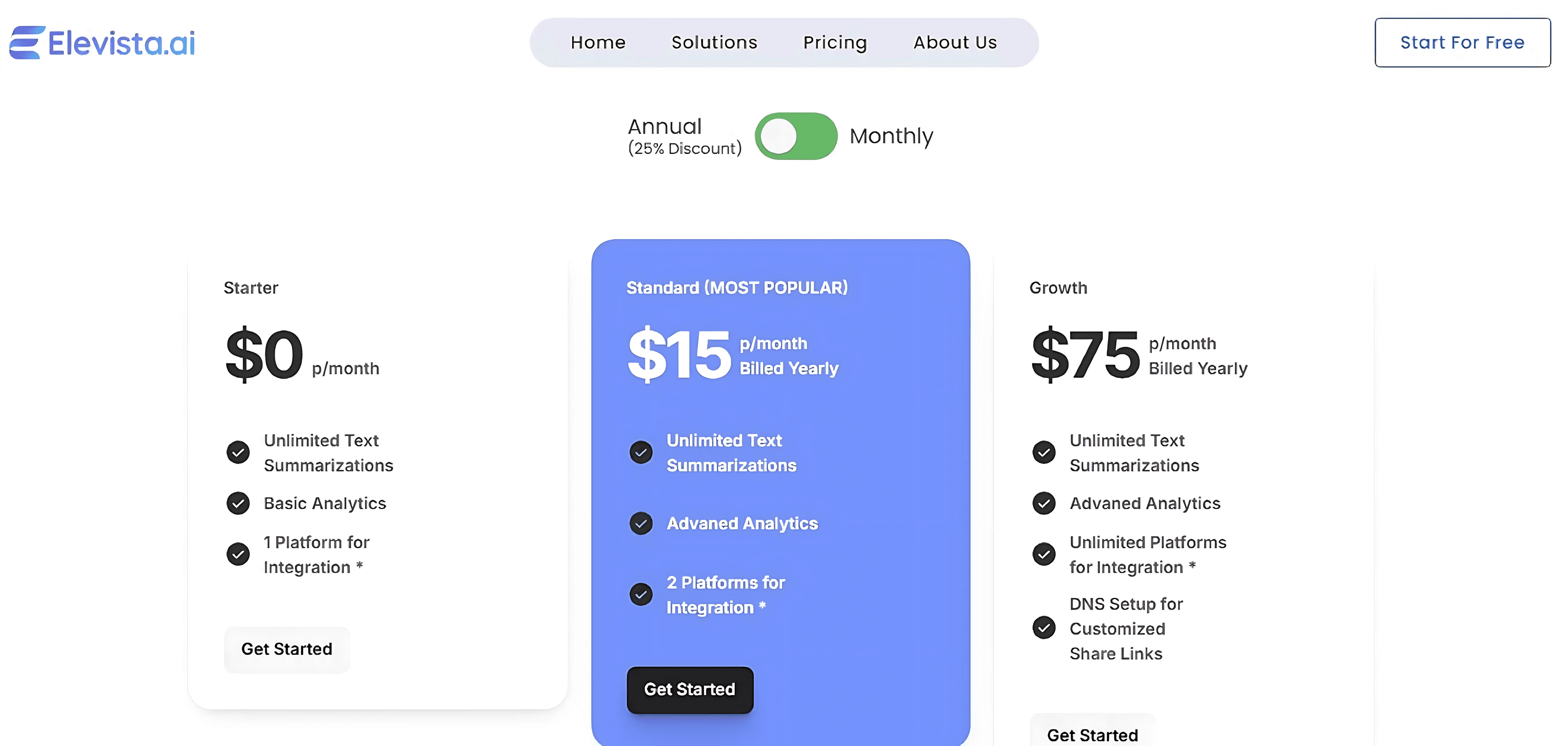 elevista.ai referral program pricing