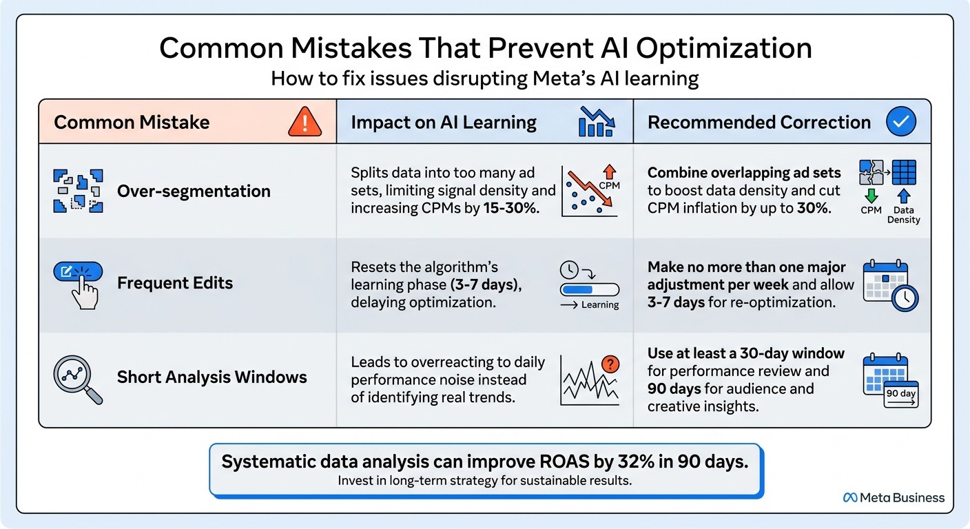 Common Meta AI Optimization Mistakes and Solutions for Better Campaign Performance