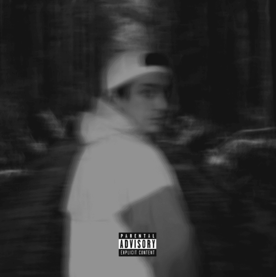 Album cover with a man