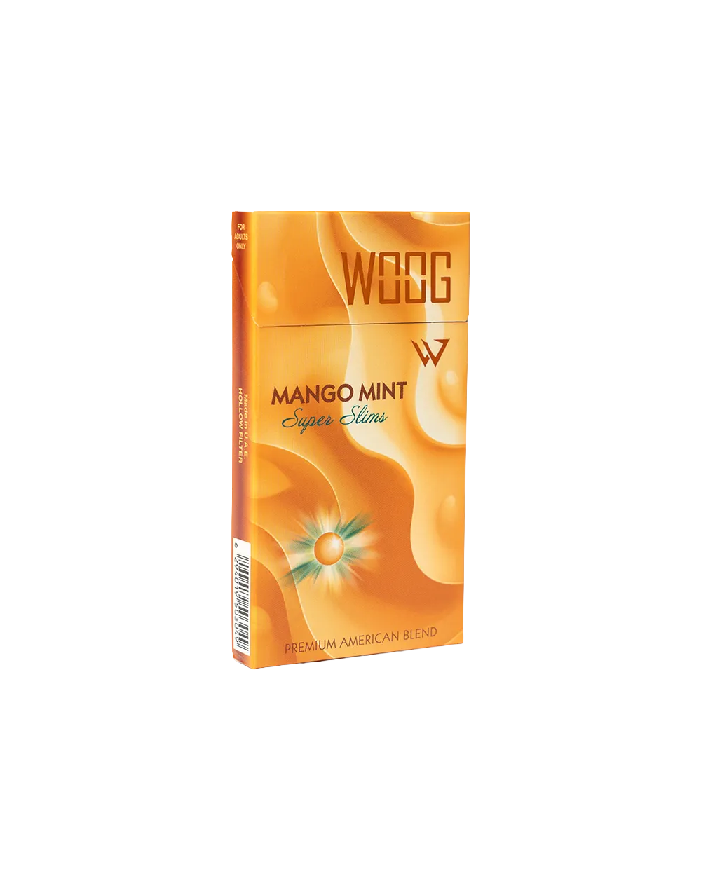 Woog Mango Mint cigarette pack.