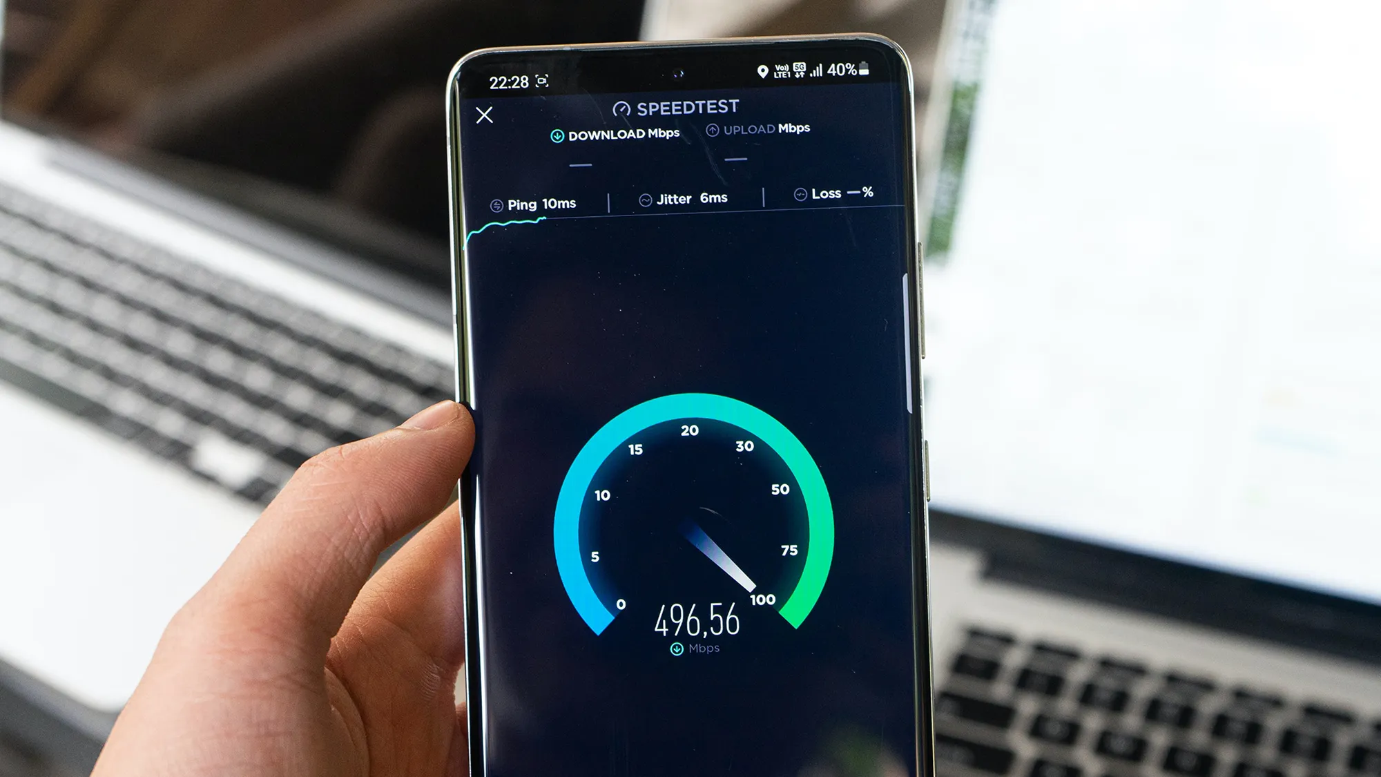 Imagen de test de velocidad