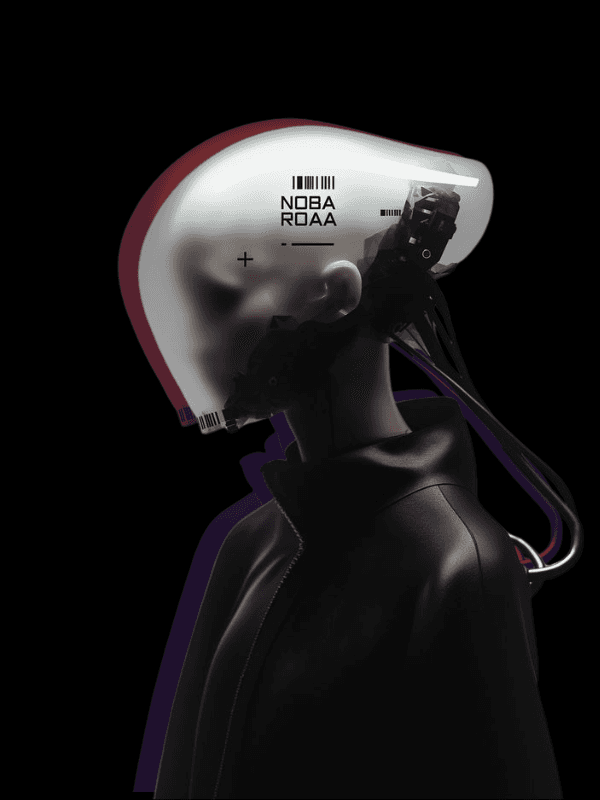 High-contrast monochrome thumbnail showing a sleek humanoid robot surrounded by glowing data circuits, symbolizing the ‘engine room’ of AI fundraising tools for startups and conveying precision, reliability, and system-level automation.