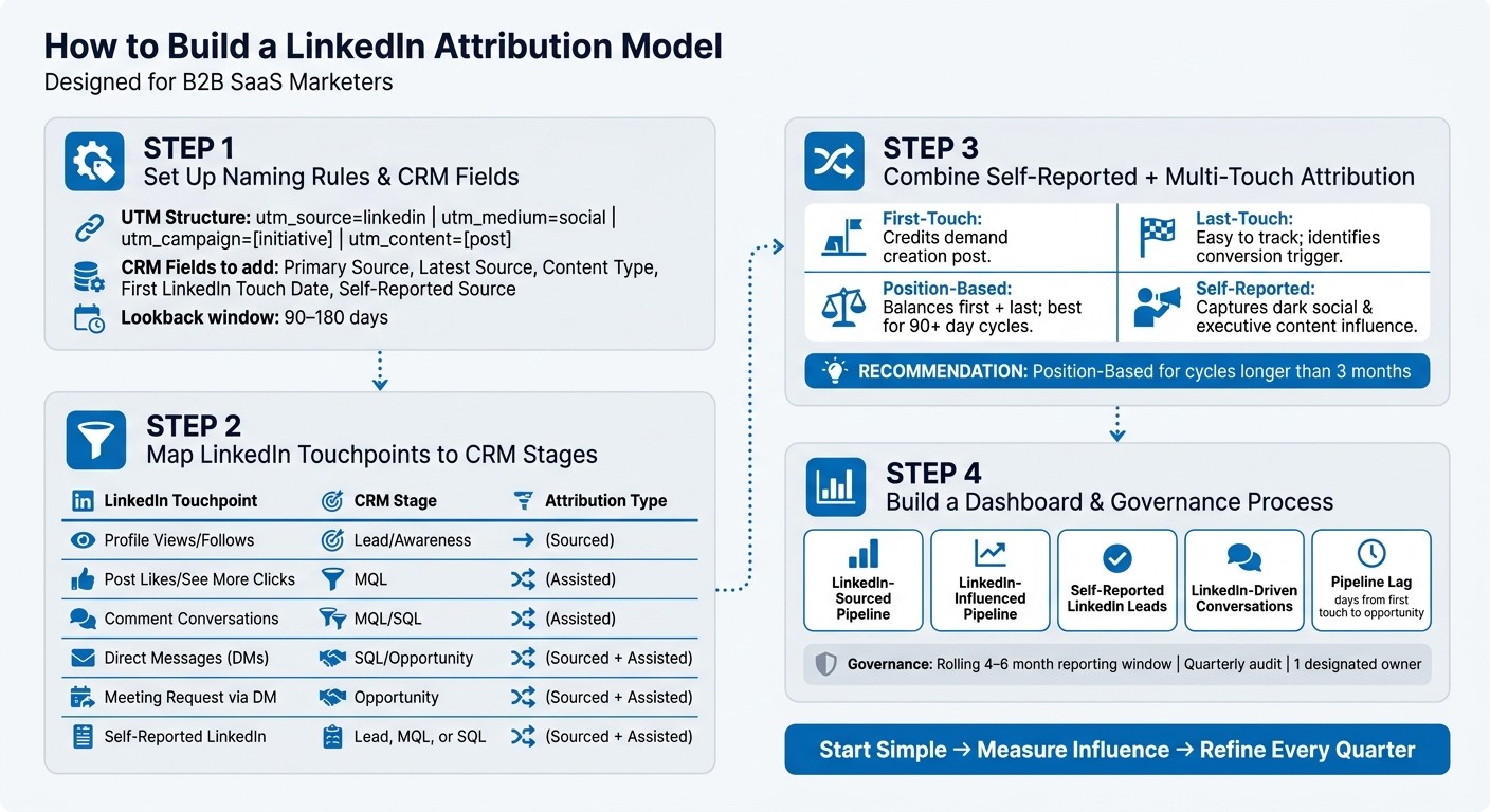 LinkedIn Attribution Model: 4-Step Setup Guide for B2B SaaS