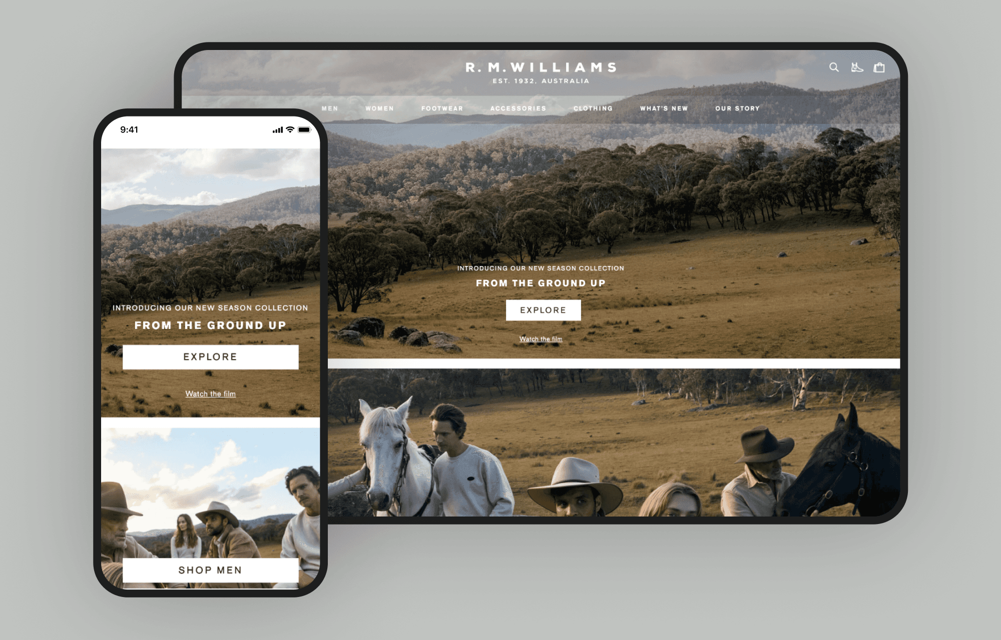 A collection of mobile screens with different concepts