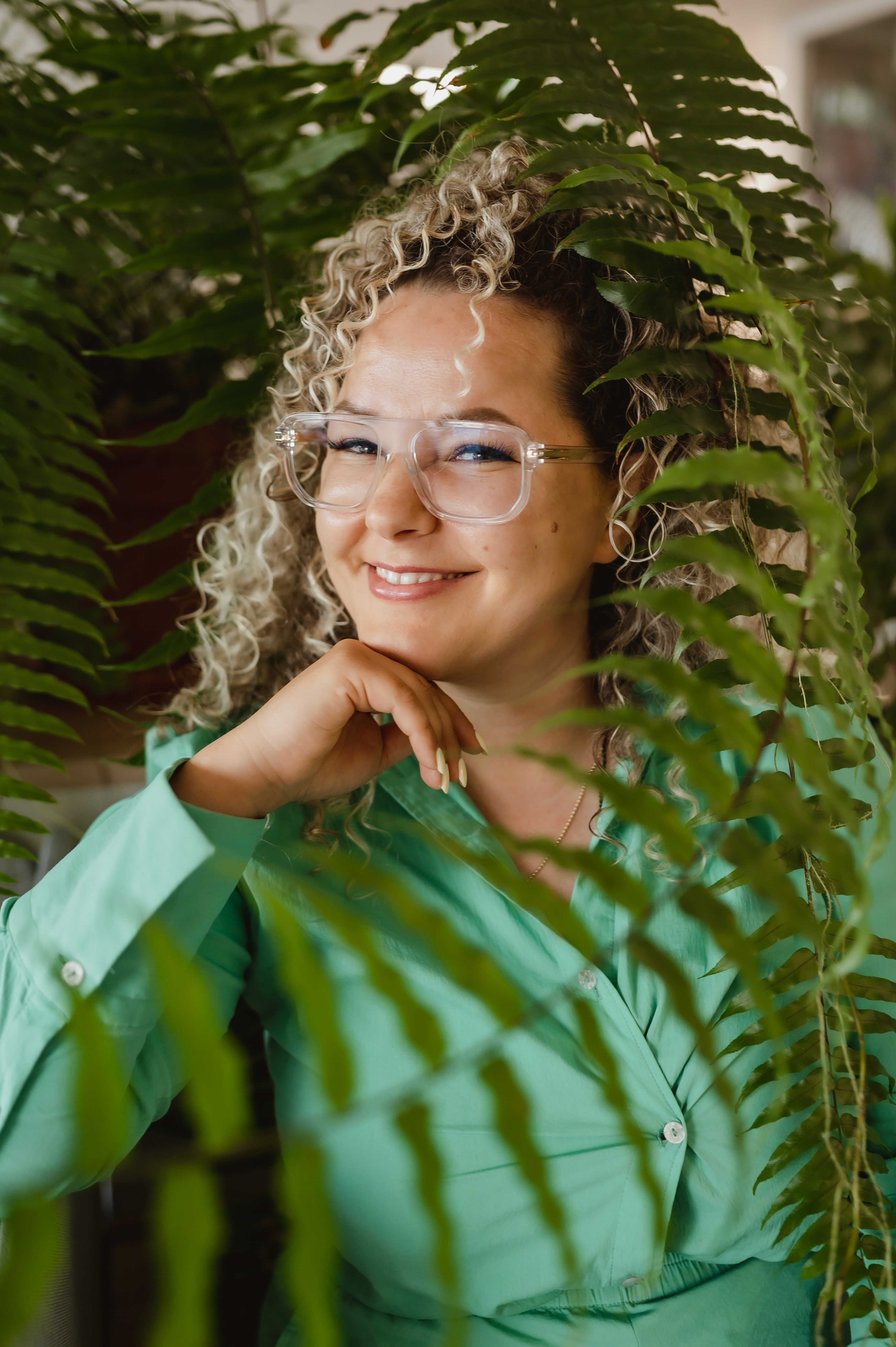 Photographer holding camera