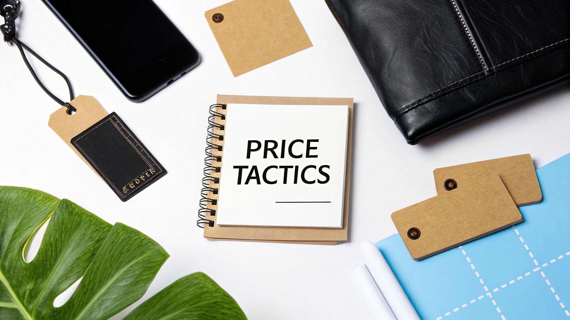 A hand adjusting a dial on a control panel with price-related icons, symbolizing price refinement.