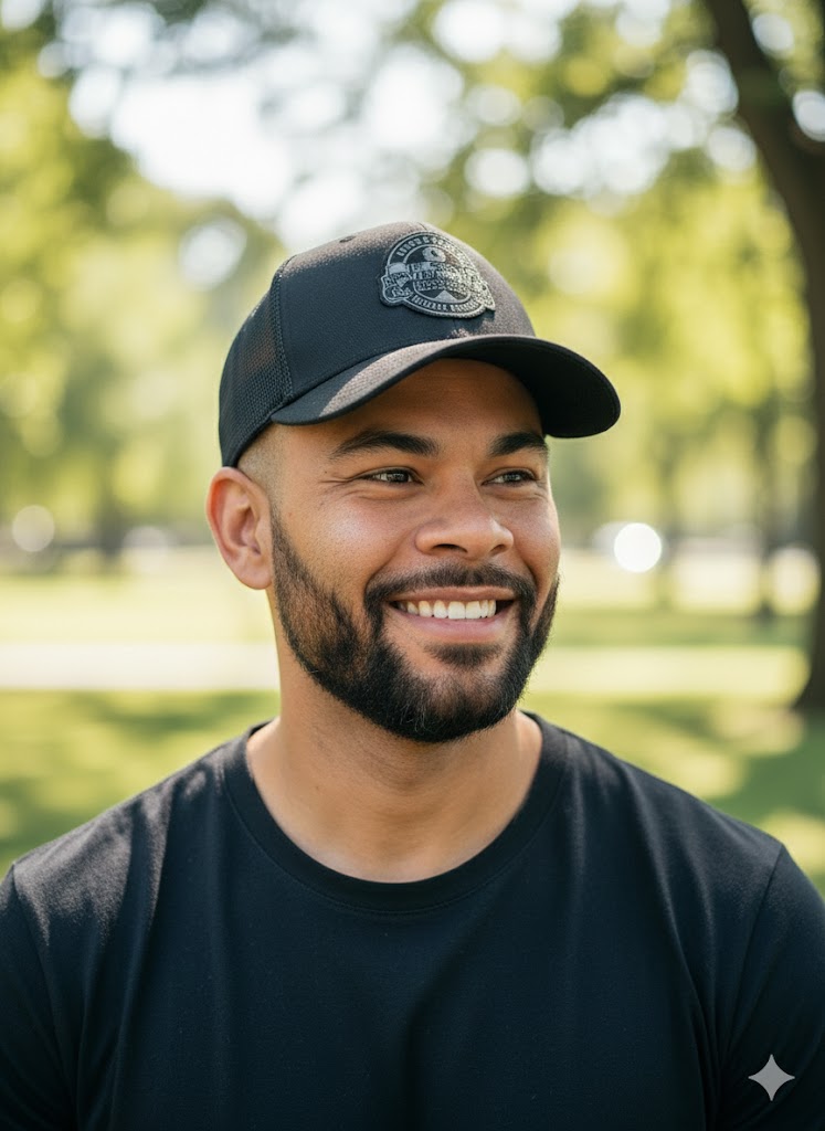 Happy customer giving feedback on her results