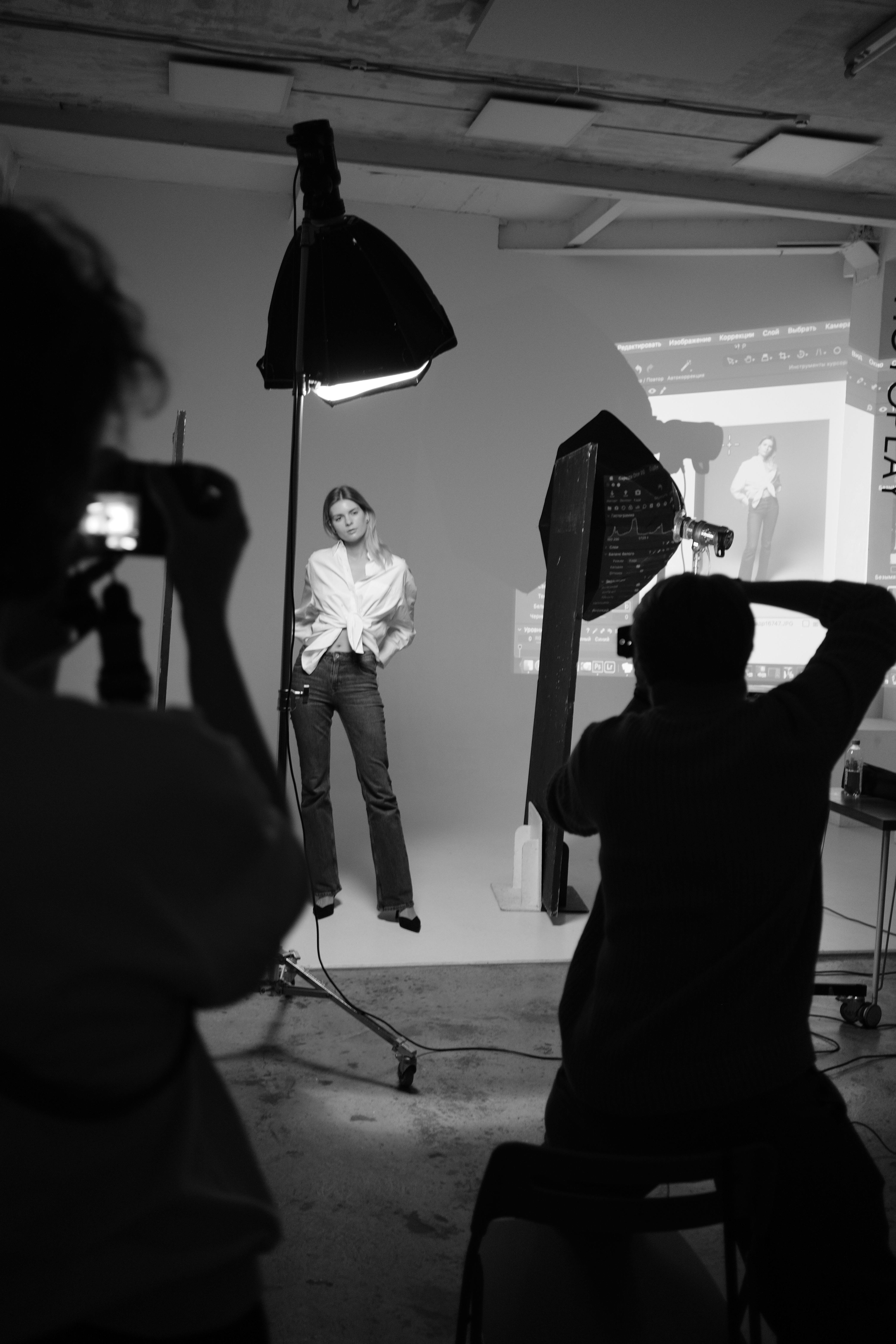 a female model