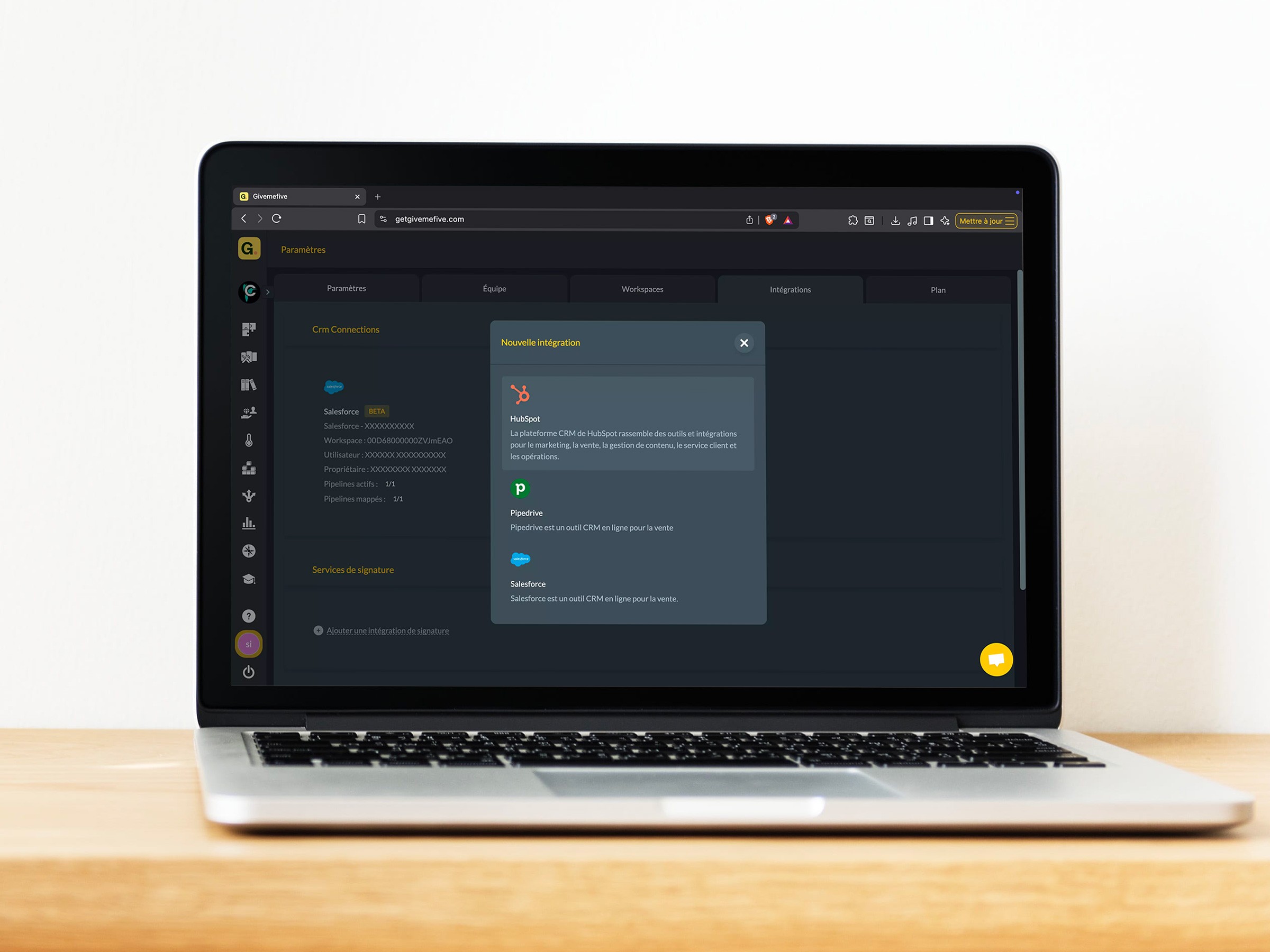 View of the shooga feed