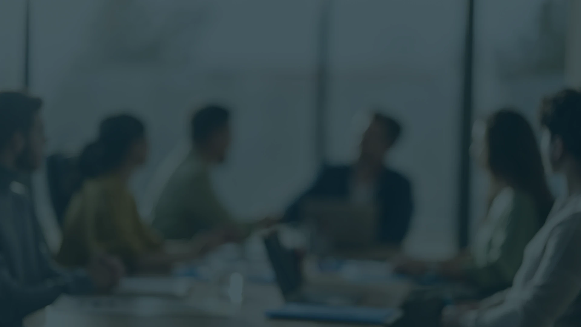 Insurance team in a meeting