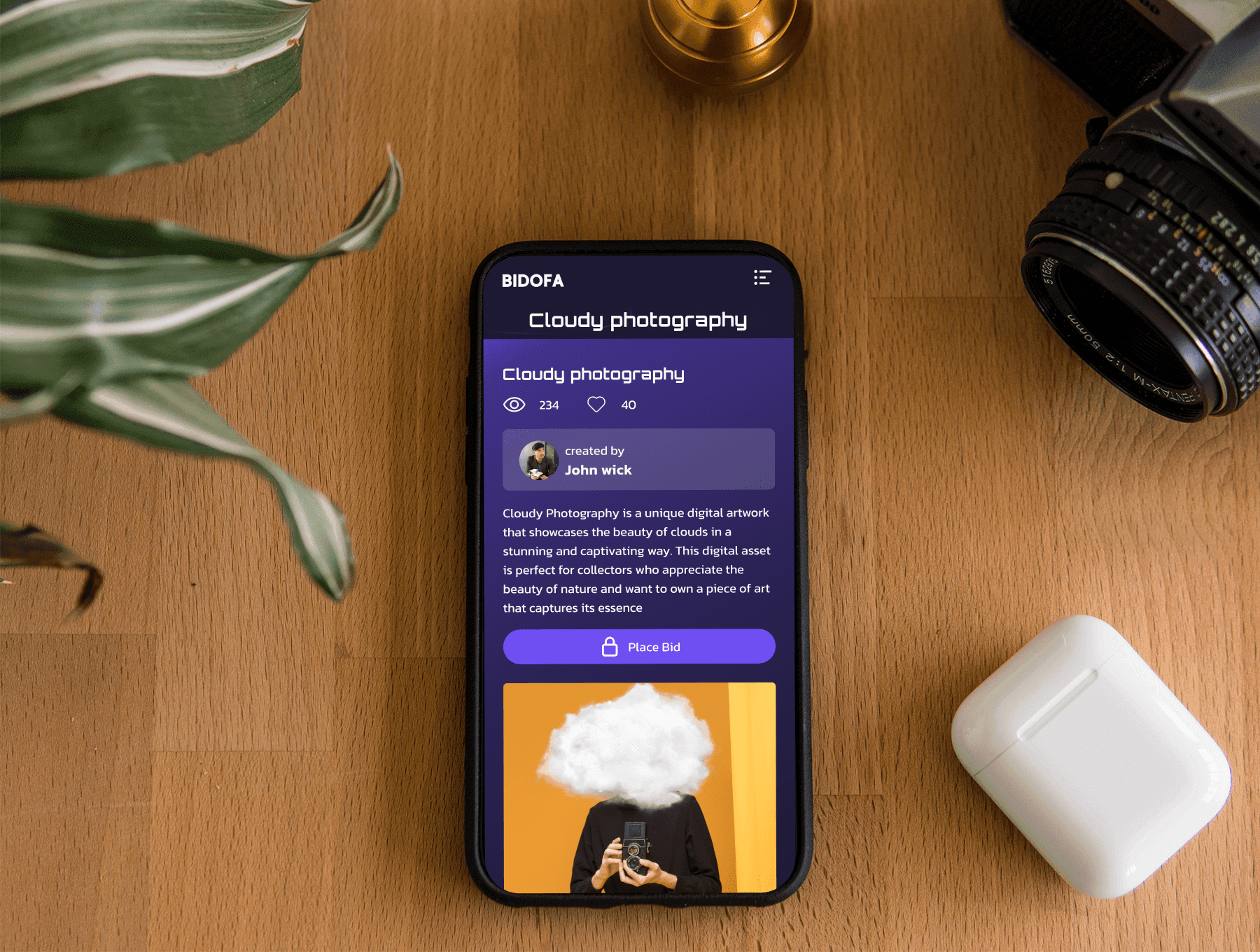 Project showcase laptop mockup