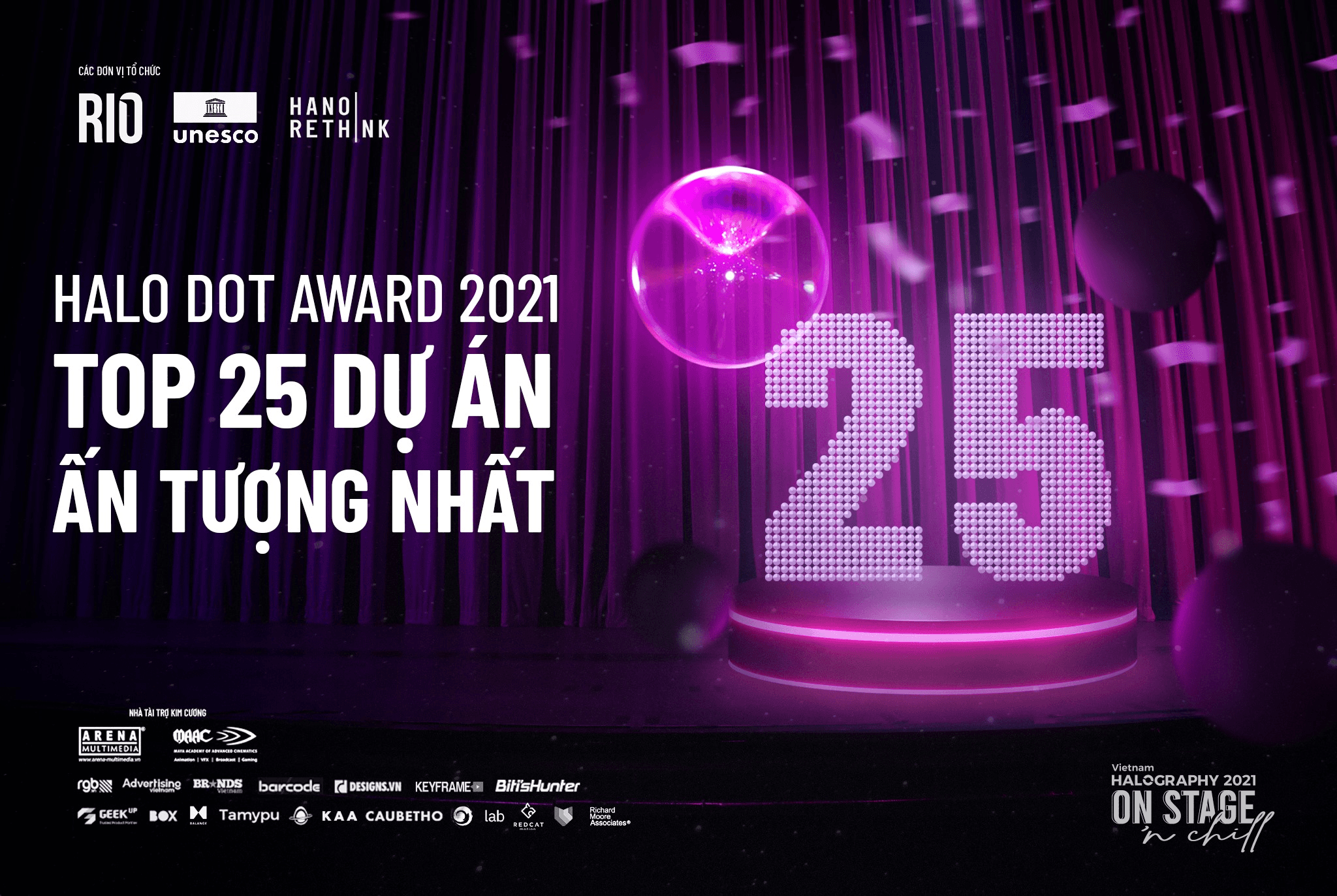 Sinh viên ngành Đồ Họa trường Đại học Kiến trúc Thành phố Hồ Chí Minh (UAH) đang phủ sóng giải thưởng Halo Dot của Vietnam Halography 2021