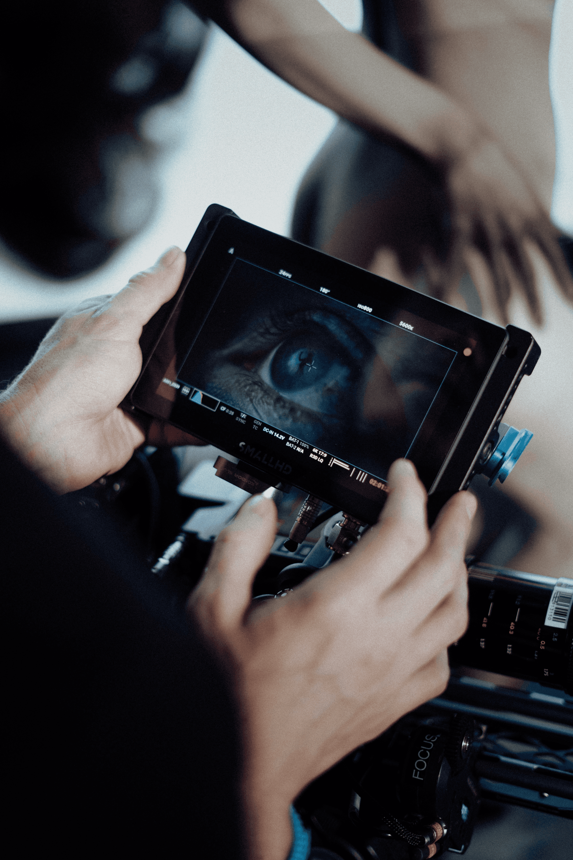 Behind the scenes of RED camera on music video