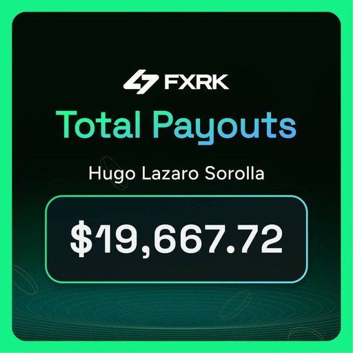 certificado de pago prop firm FXRK