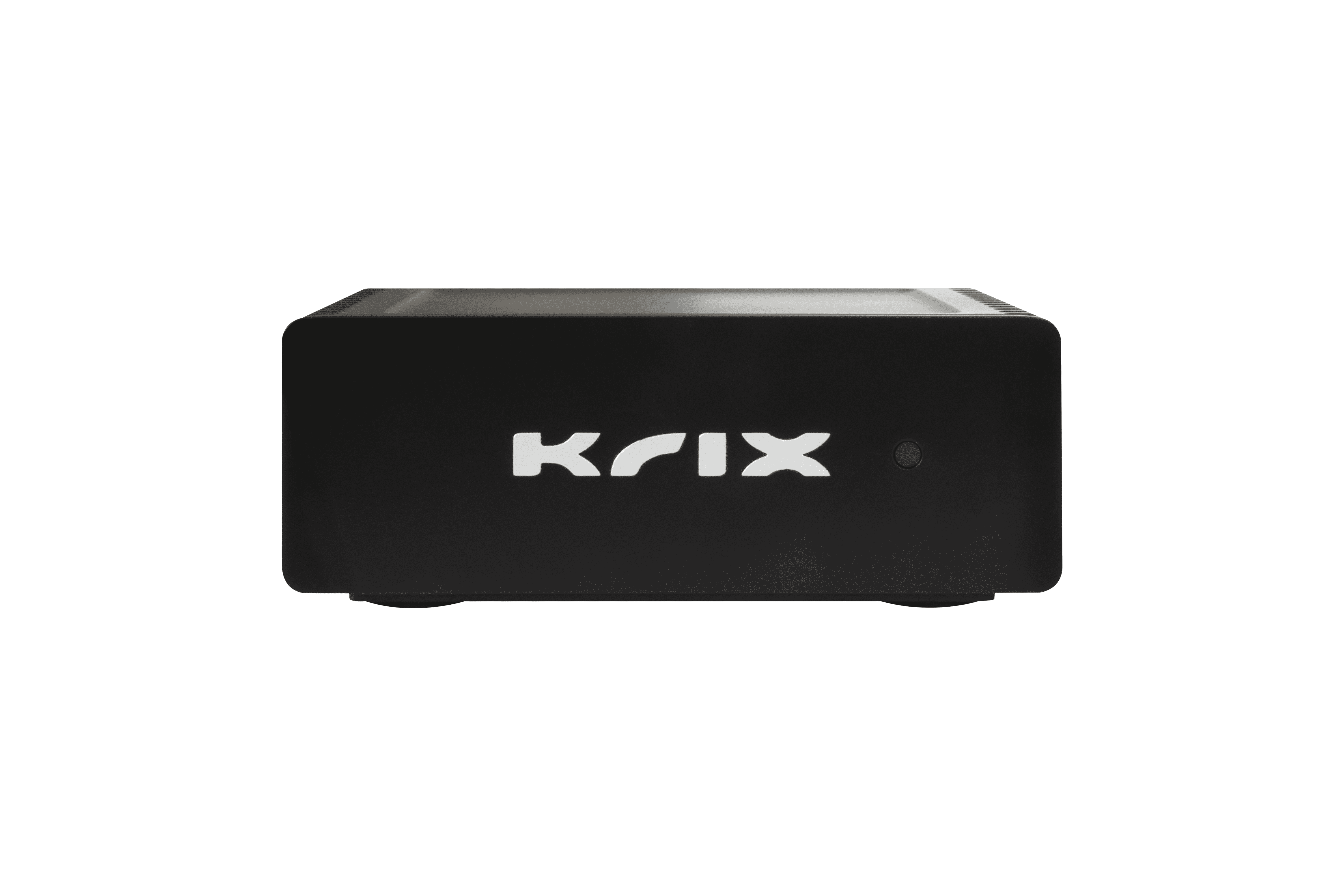 Black KRI X media box with digital display